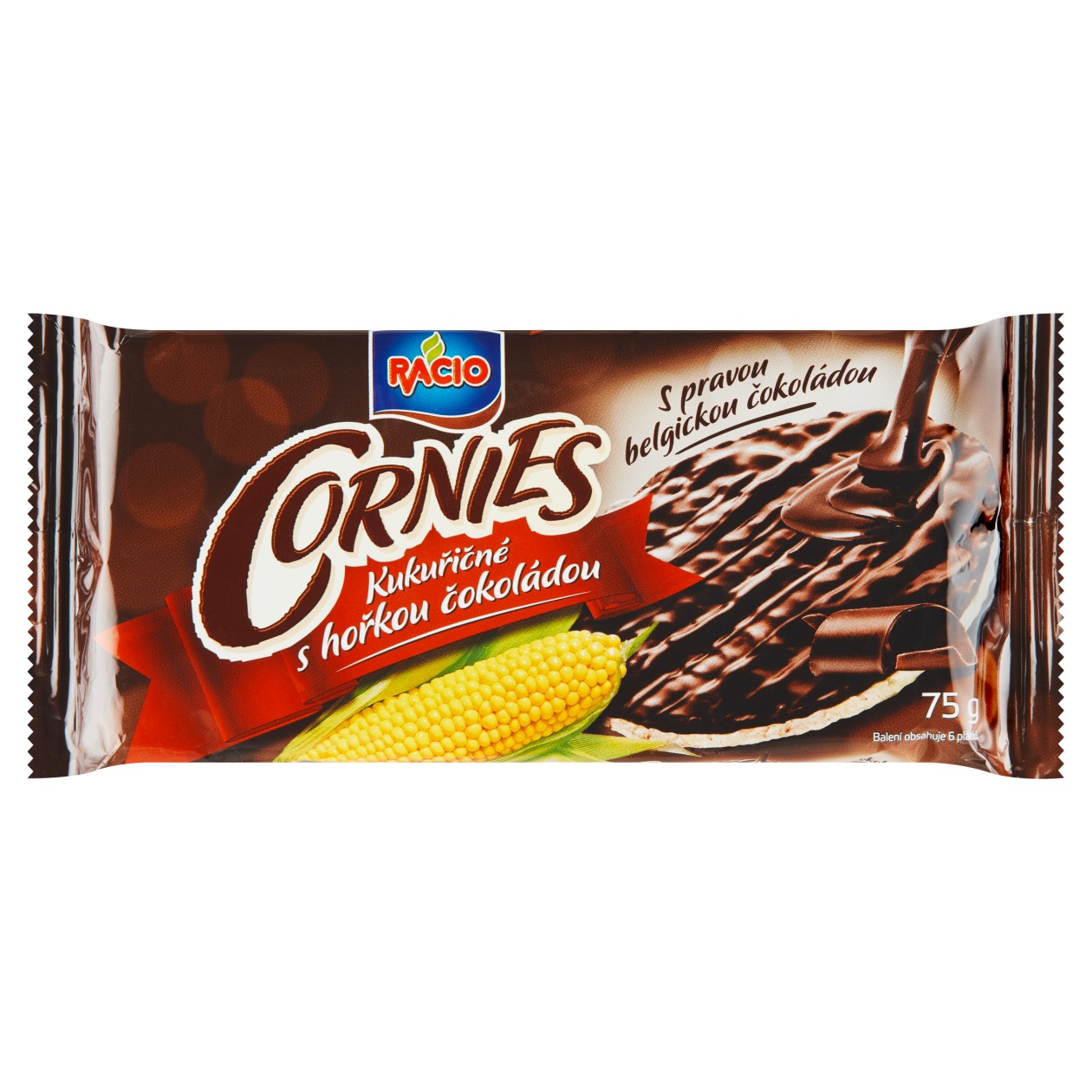 Racio Cornies Kukuřičné S Hořkou Čokoládou 75g