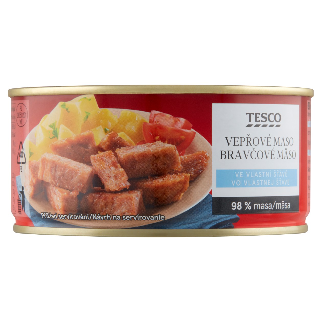 Tesco Vepřové Maso Ve Vlastní Šťávě 300g