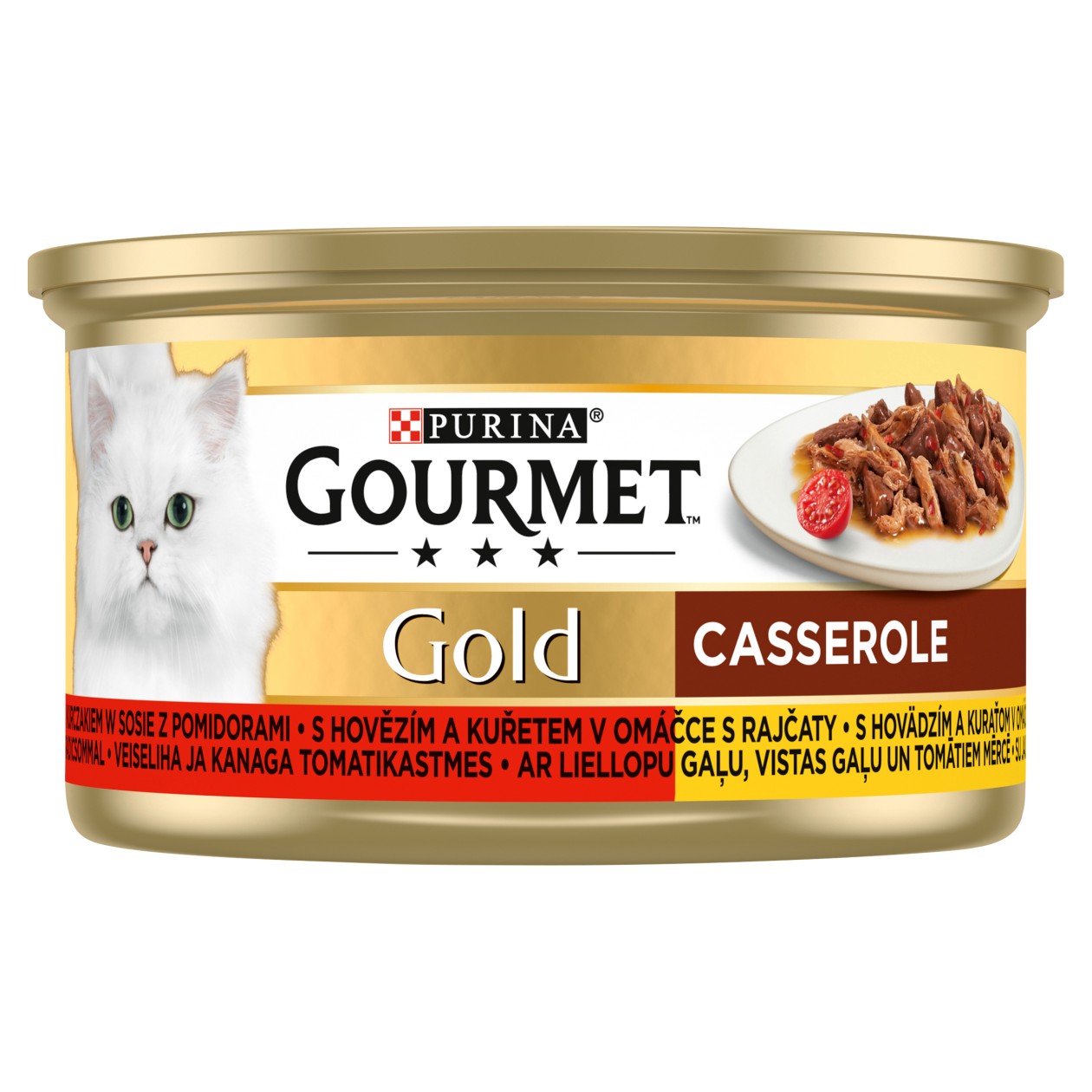 Gourmet gold Hovězí A Kuře V Omáčce 85g
