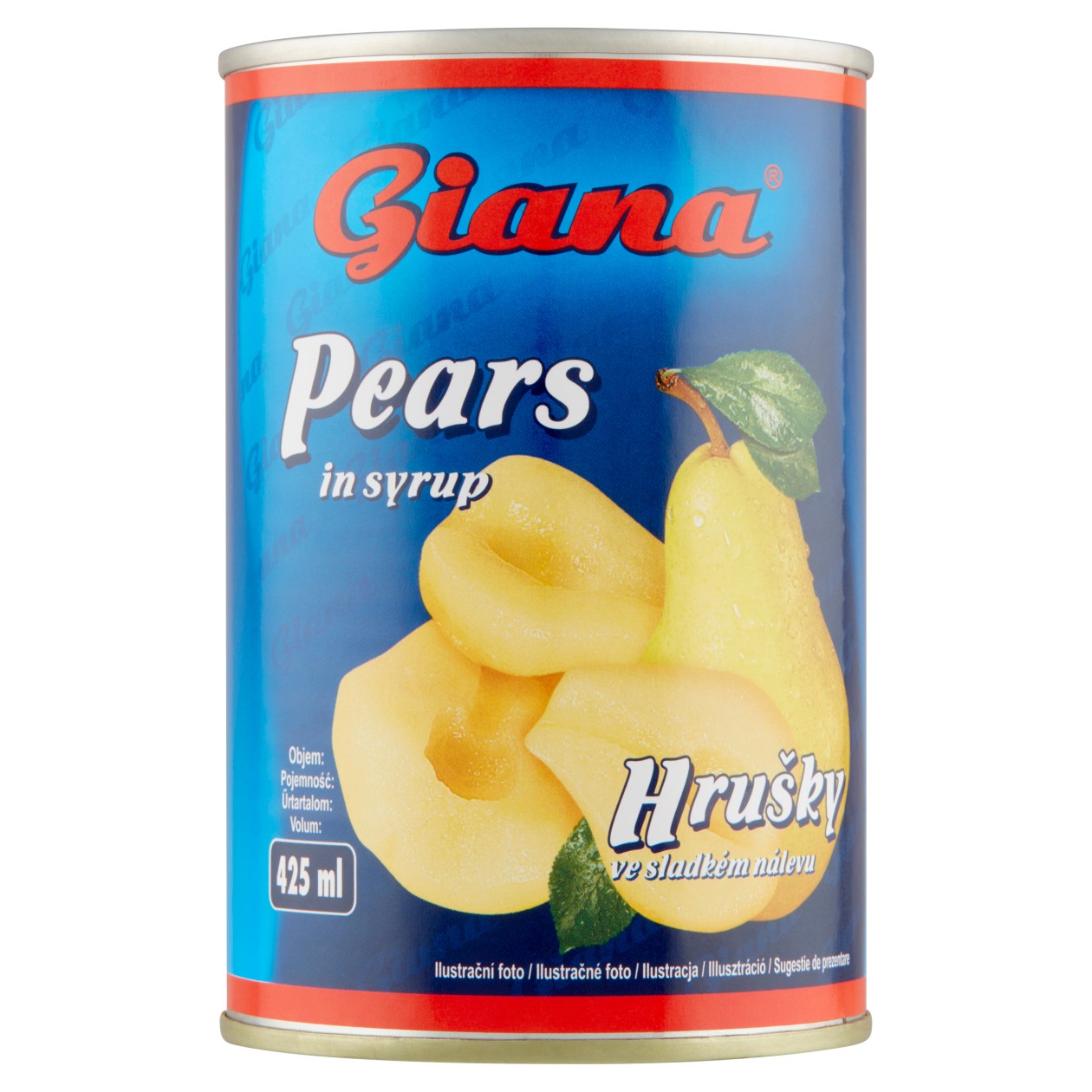 Giana Hrušky Ve Sladkém Nálevu 410g