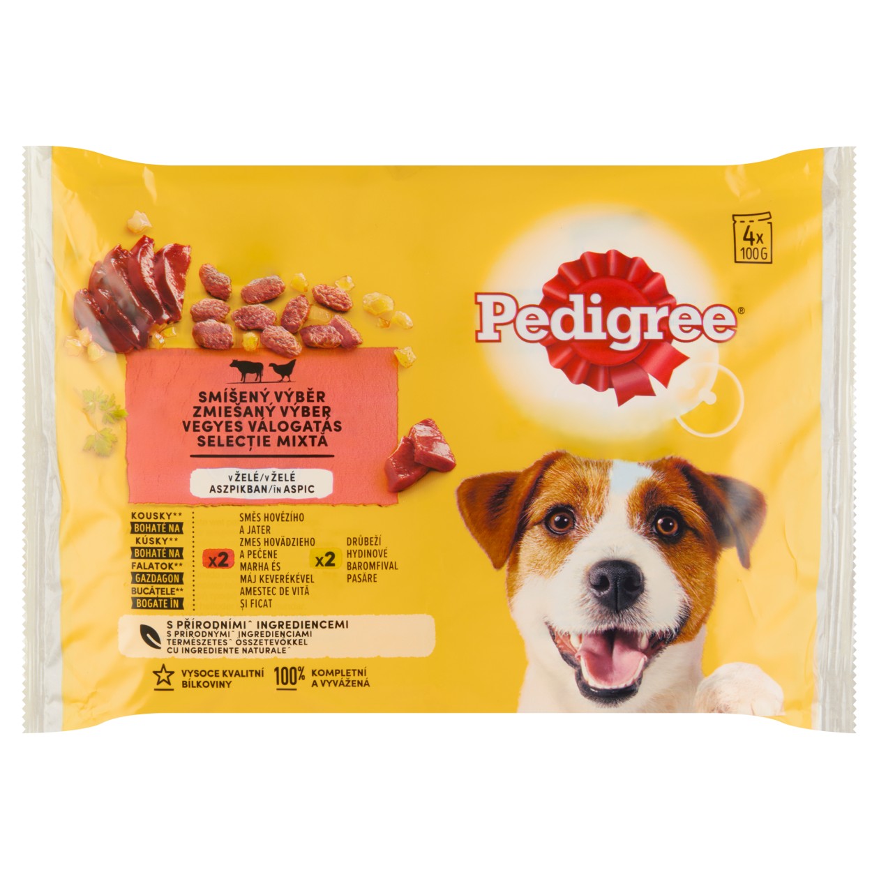 Pedigree Mixed Selection In Jelly 4 X 100g (400g)