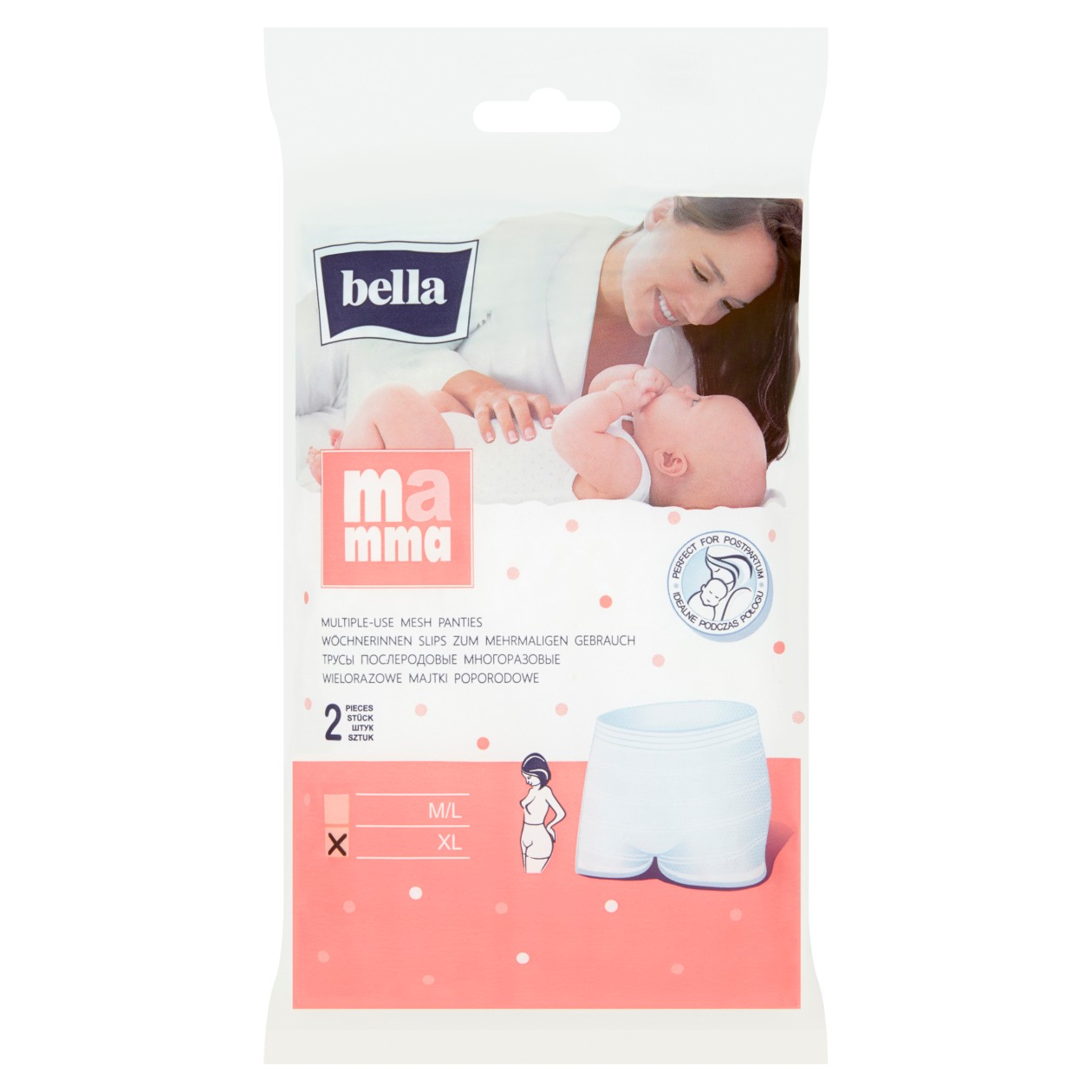 Bella Mamma Multifunkční Síťové Kalhotky Xl Á 2 Ks