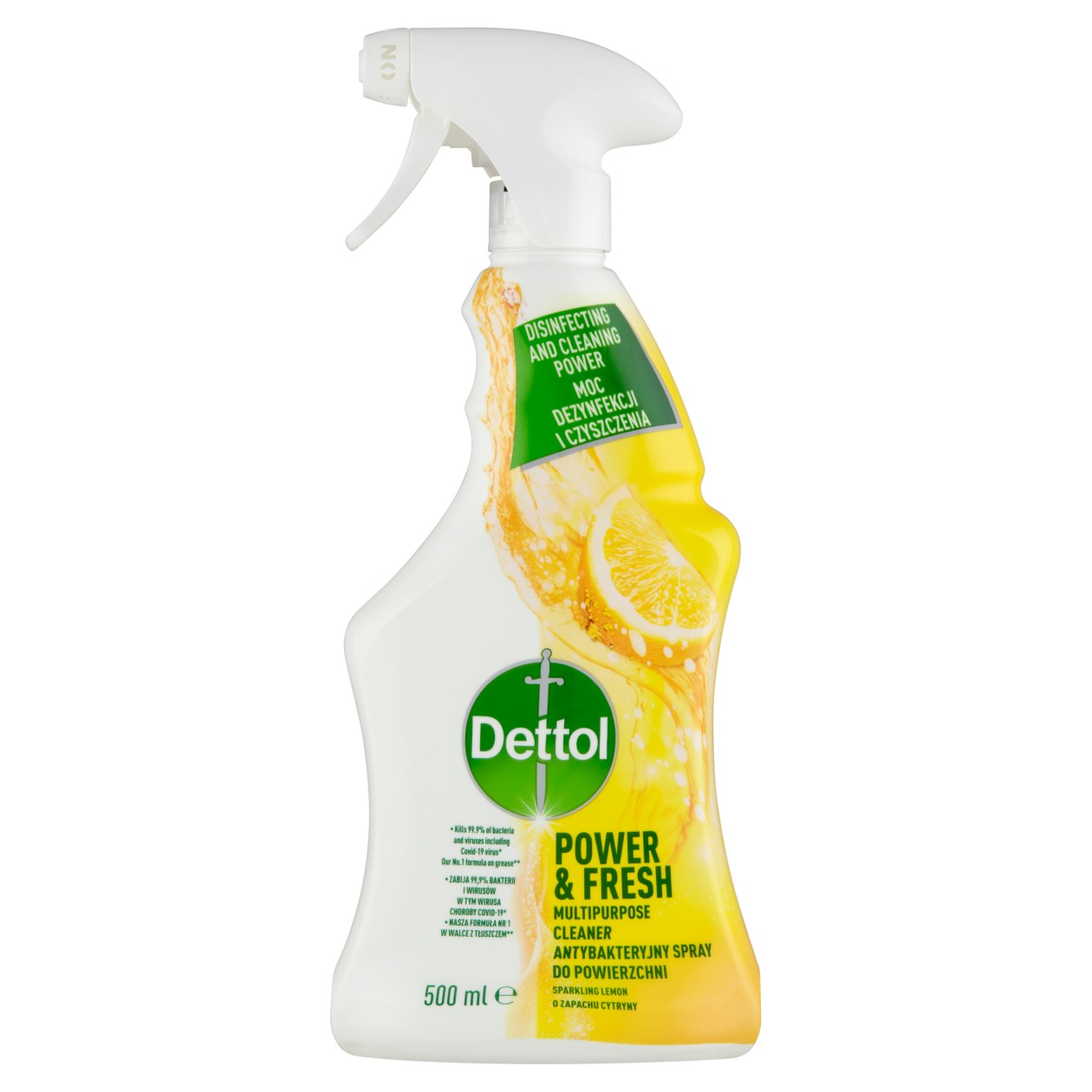 Dettol Power & Fresh Víceúčelový Sprej Citron & Limeta 500Ml