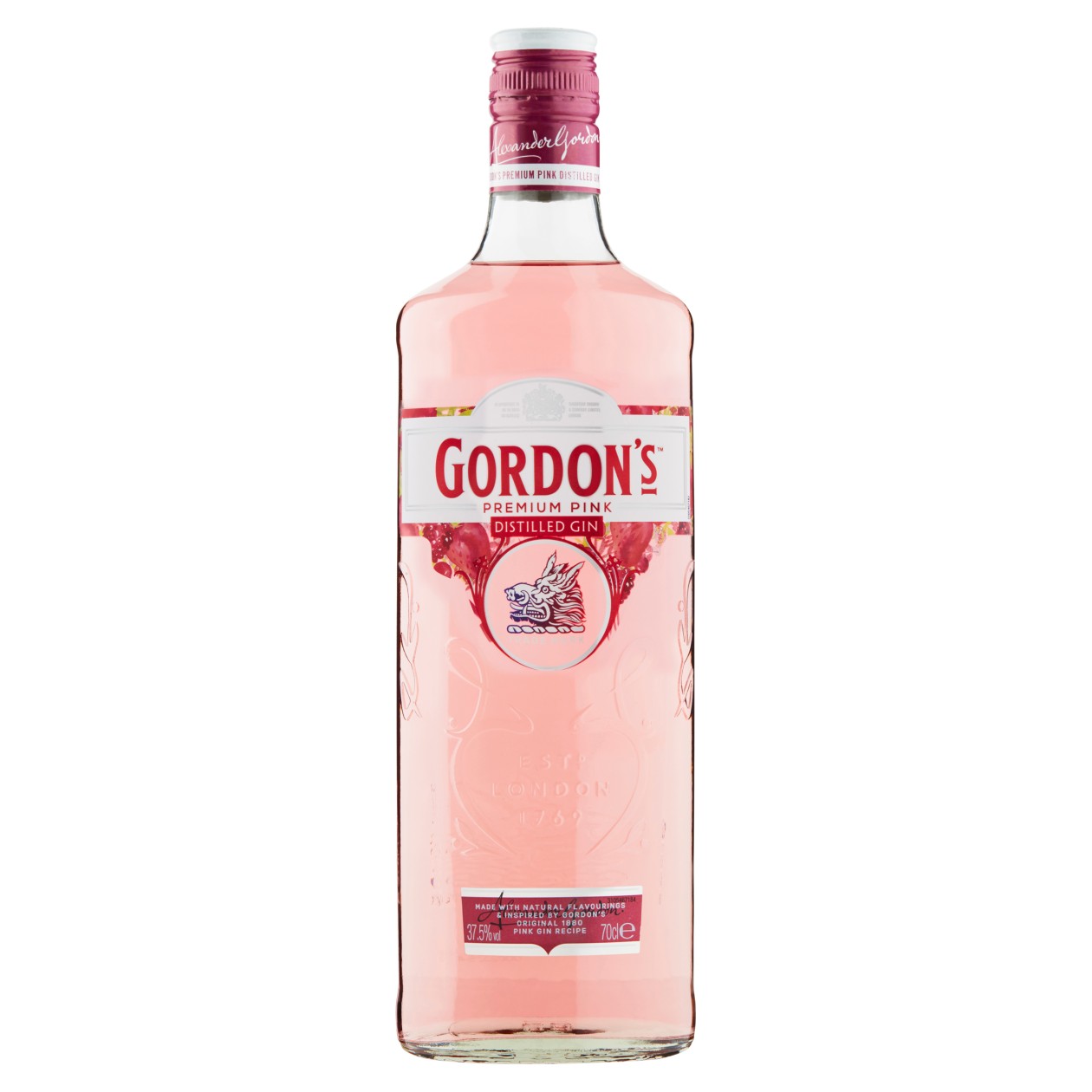 Gordon'S Premium Pink Distilled gin 0.7L