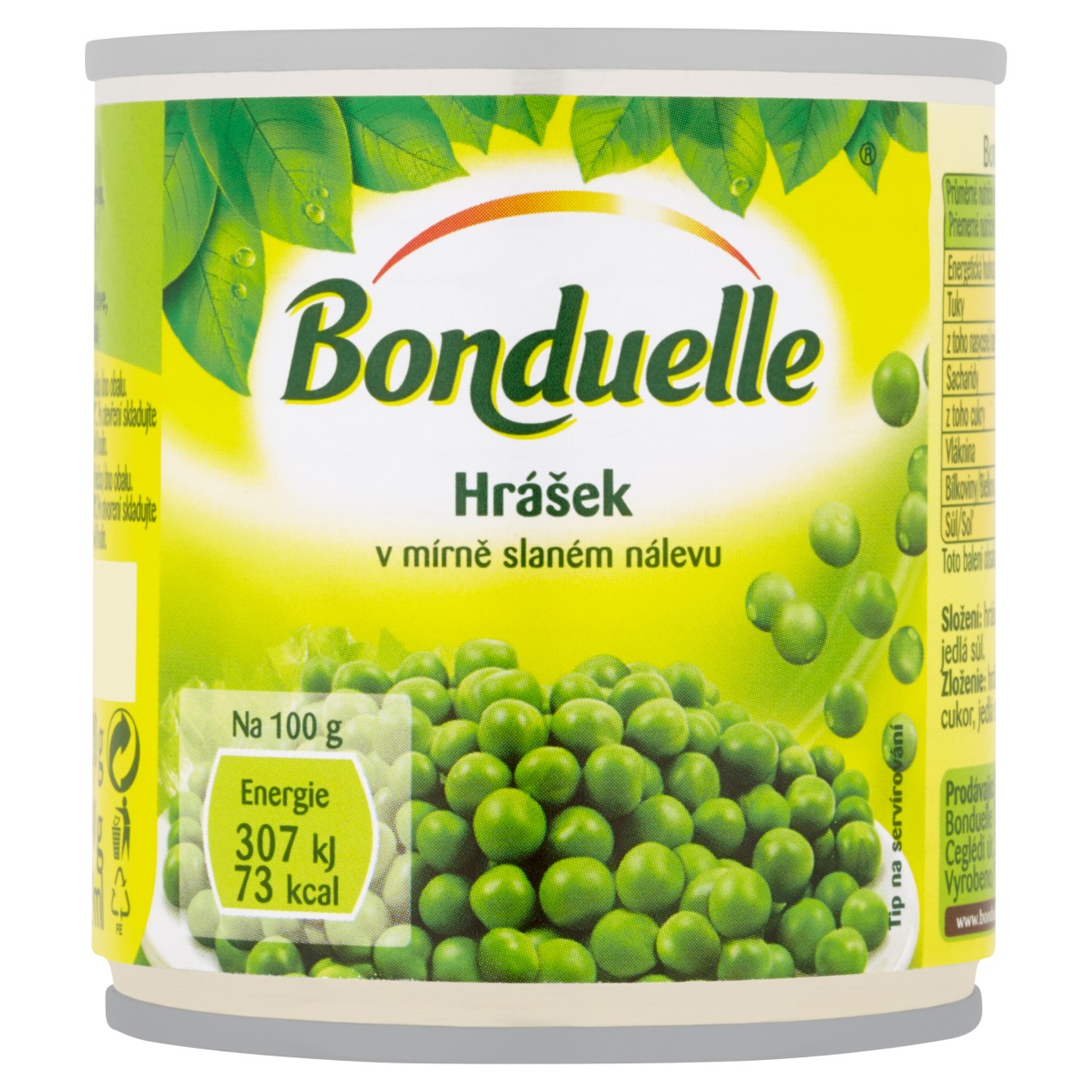 Bonduelle Hrášek V Mírně Slaném Nálevu 200g