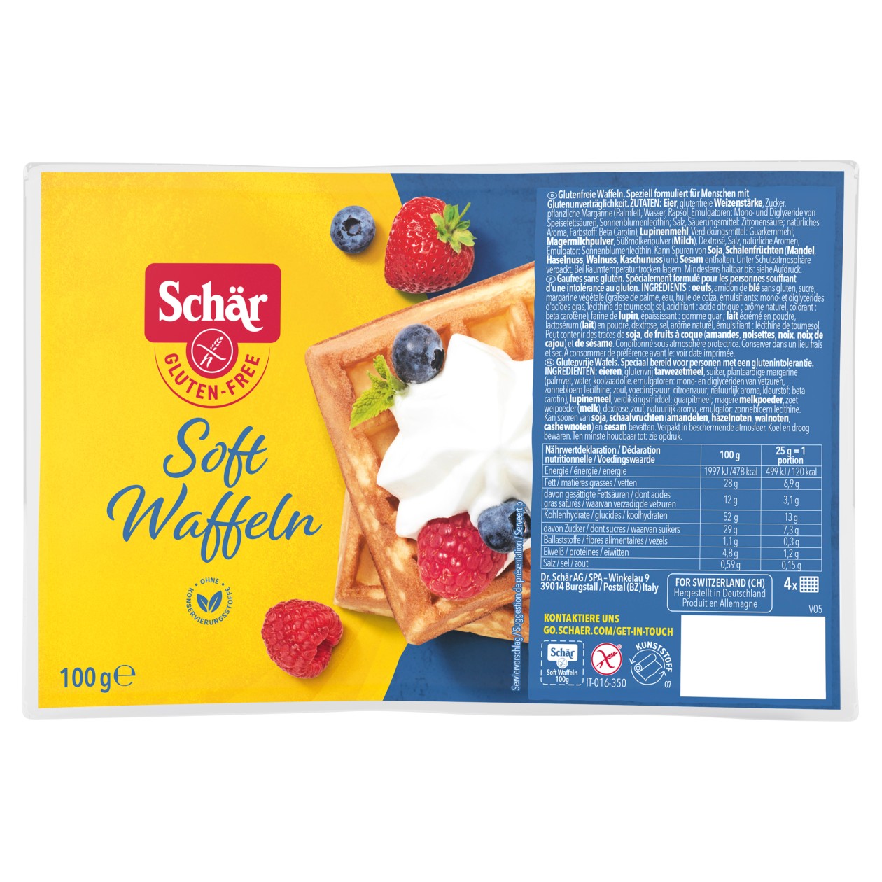 Schär Soft Waffeln 100g