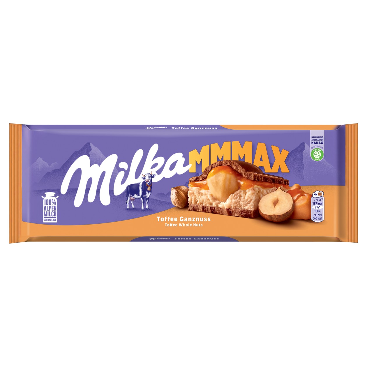 Milka Mmmax Toffee Whole Nuts 300g