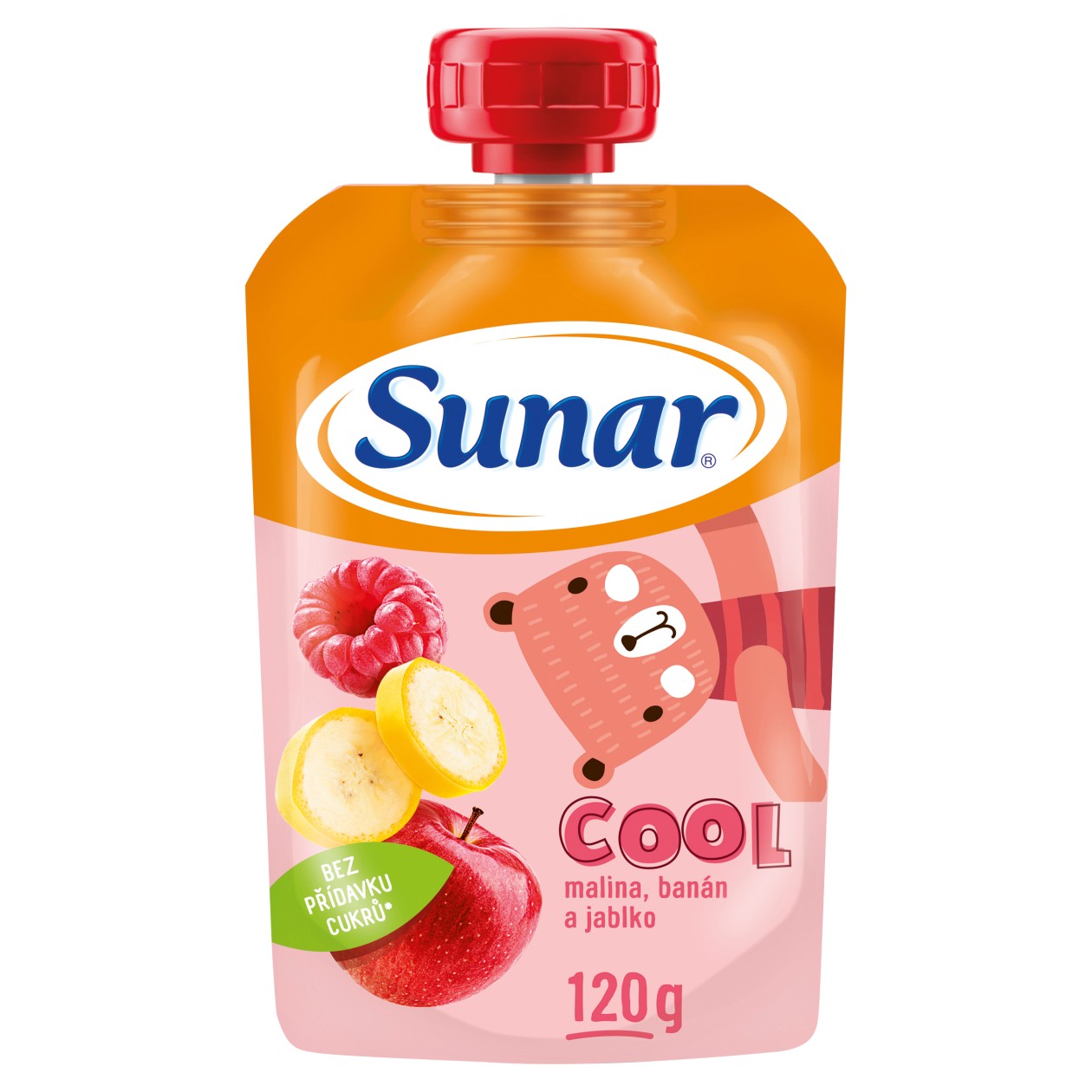 Sunar Kapsička Cool Ovoce Malina, Banán, Jablko 120g