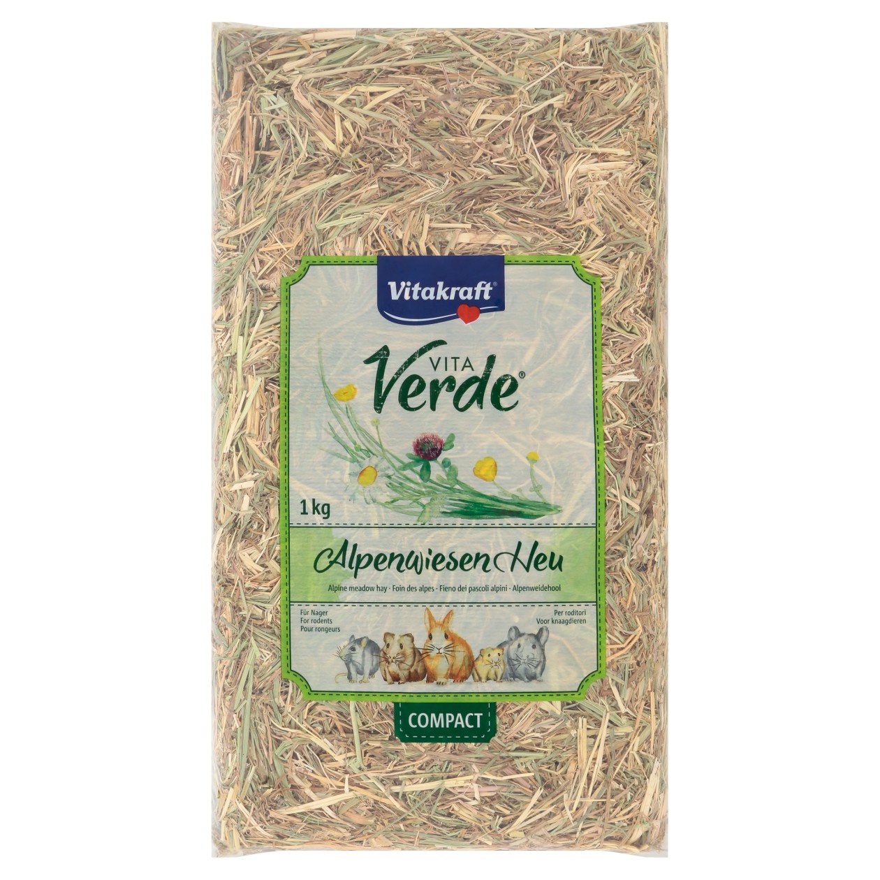 Vitakraft Vitaverde Compact Seno Z Alpských Luk 1Kg