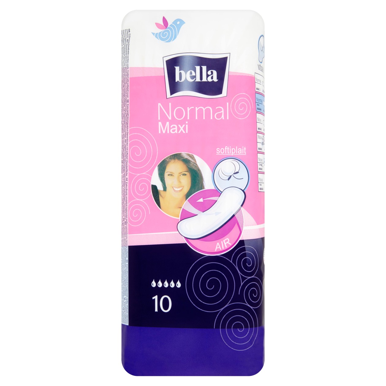 Bella Normal Maxi Hygienické Vložky Á 10 Ks