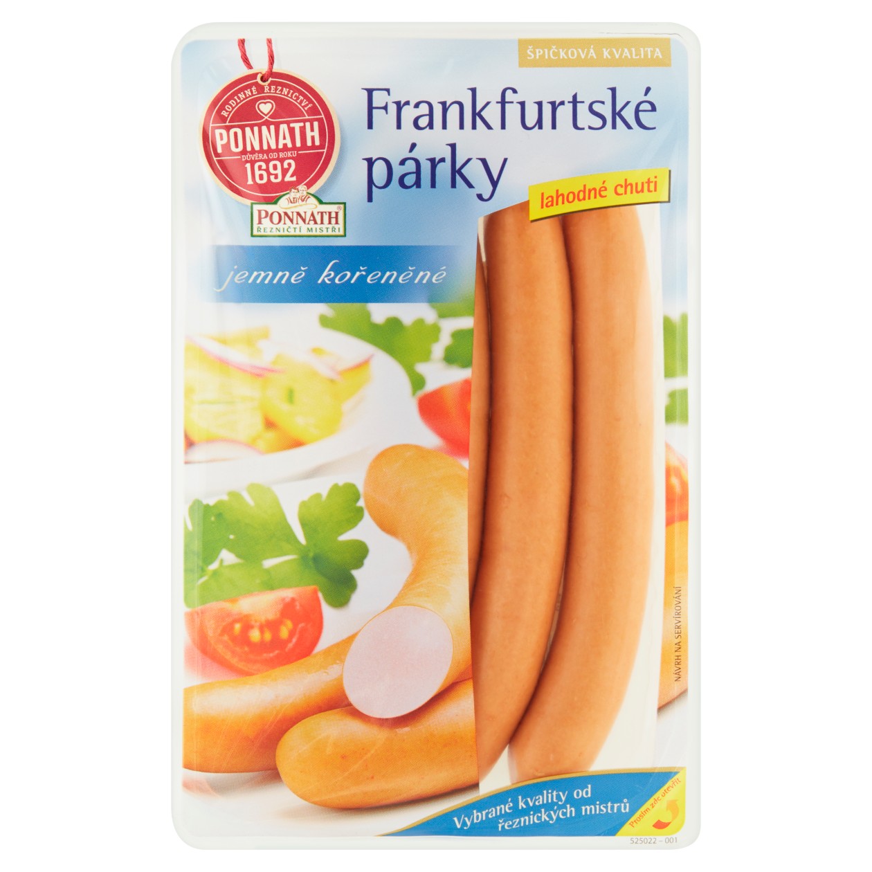 Ponnath Řezničtí Mistři Frankfurtské Párky 200g