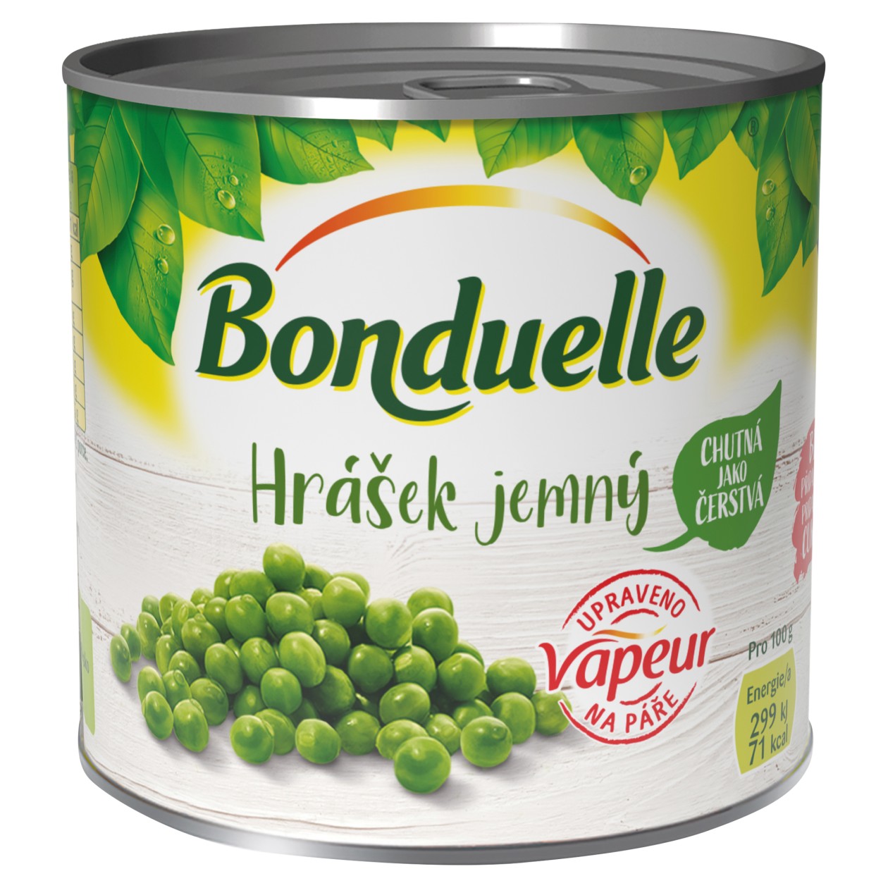 Bonduelle Hrášek jemný upravený na páře 320g