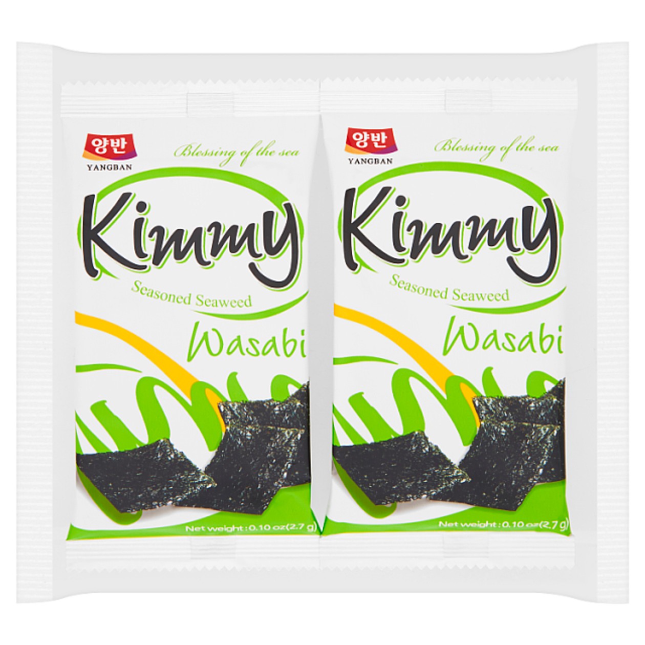 Snack Mořské Řasy S Příchutí Wasabi Pálivé 21,6g