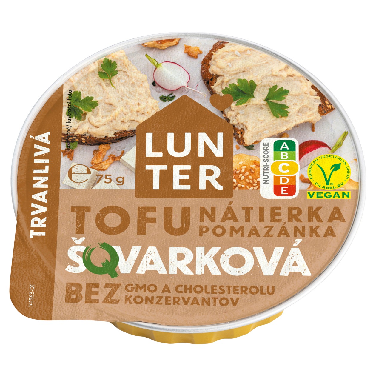 Lunter Škvarková Rostlinná Pomazánka 75g