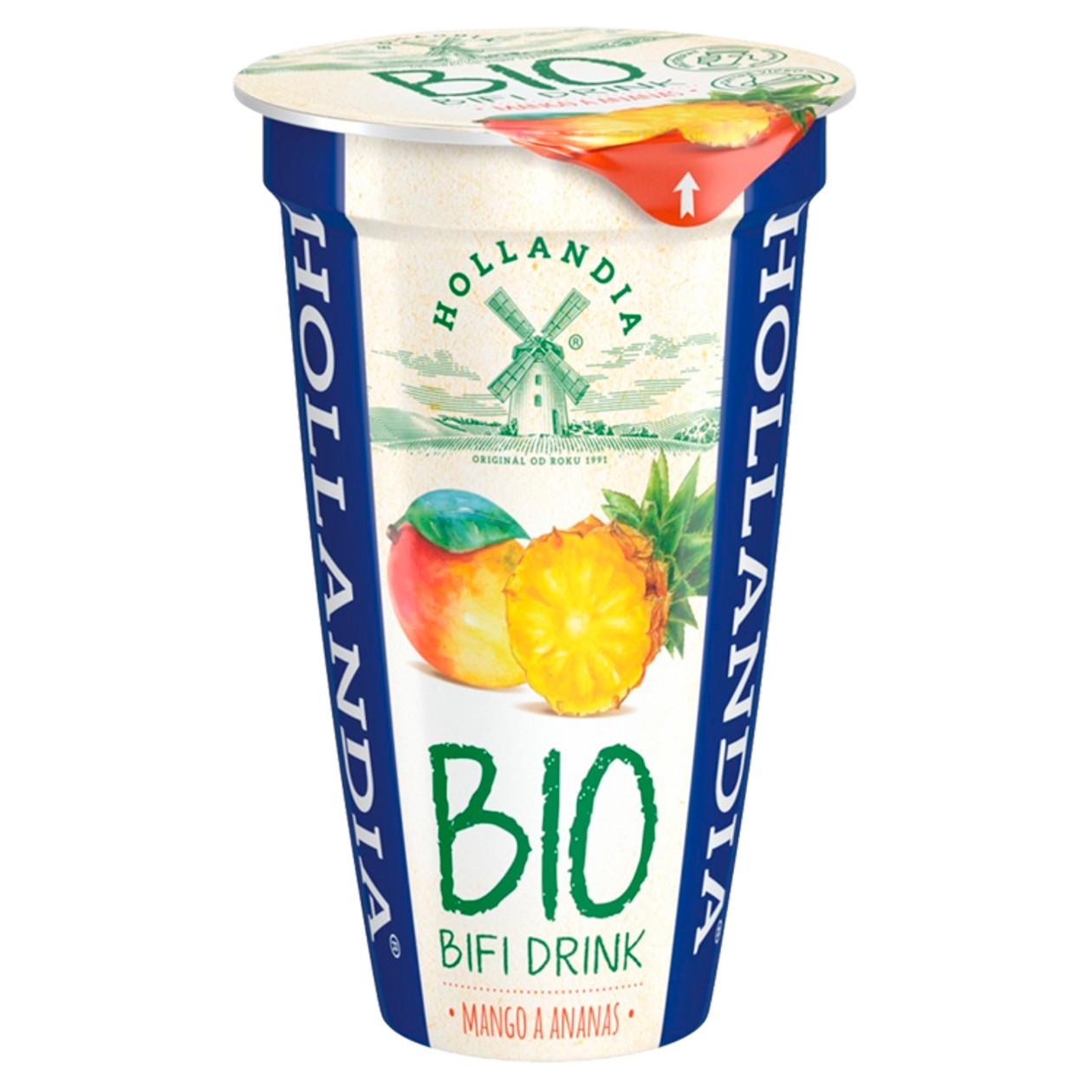 Hollandia Bio Bifi Drink Mango A Ananas 230g
