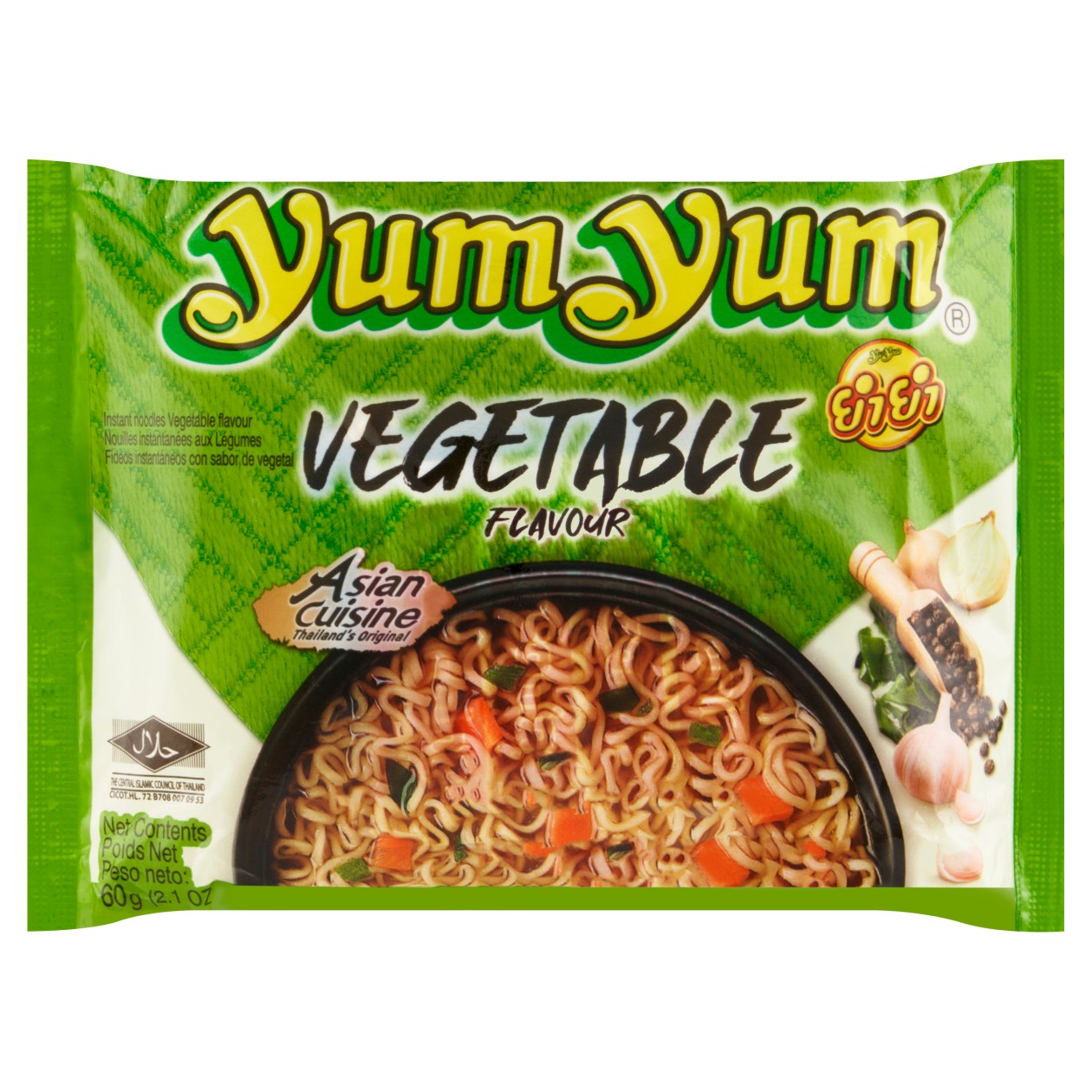 Yum Yum Instantní Nudlová Polévka Se Zeleninovou Příchutí 60g