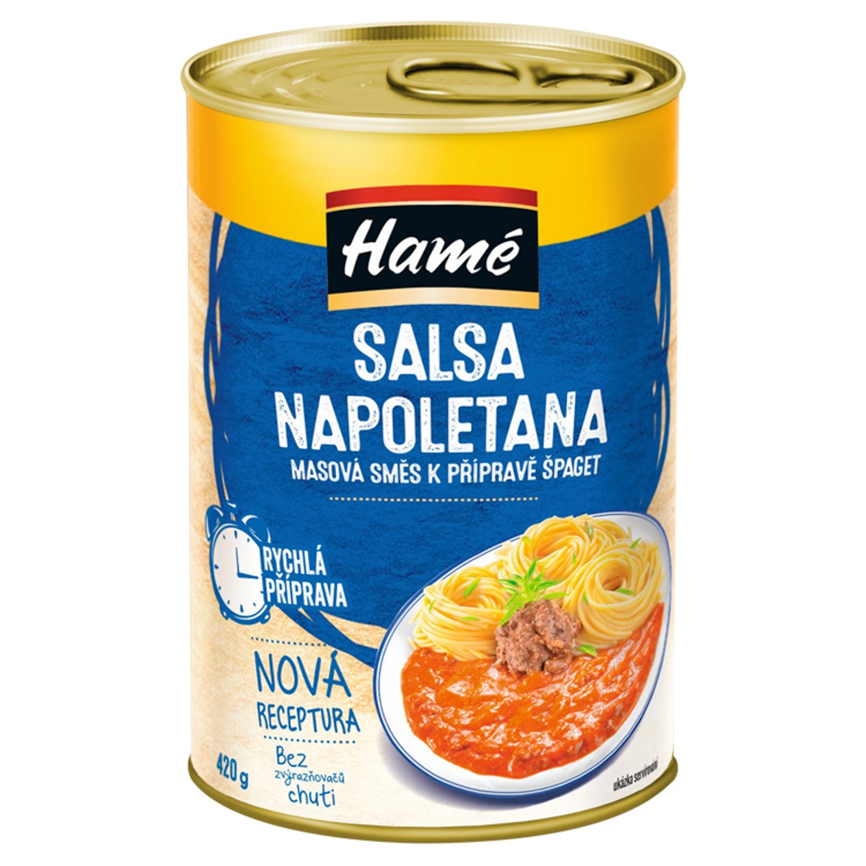 Hamé Salsa Napoletana Masová Směs K Přípravě Špaget 420g