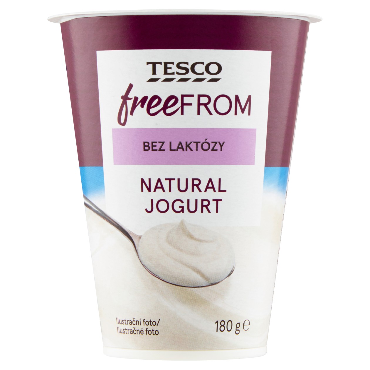 Tesco Free From Natural Jogurt Bez Laktózy 180g