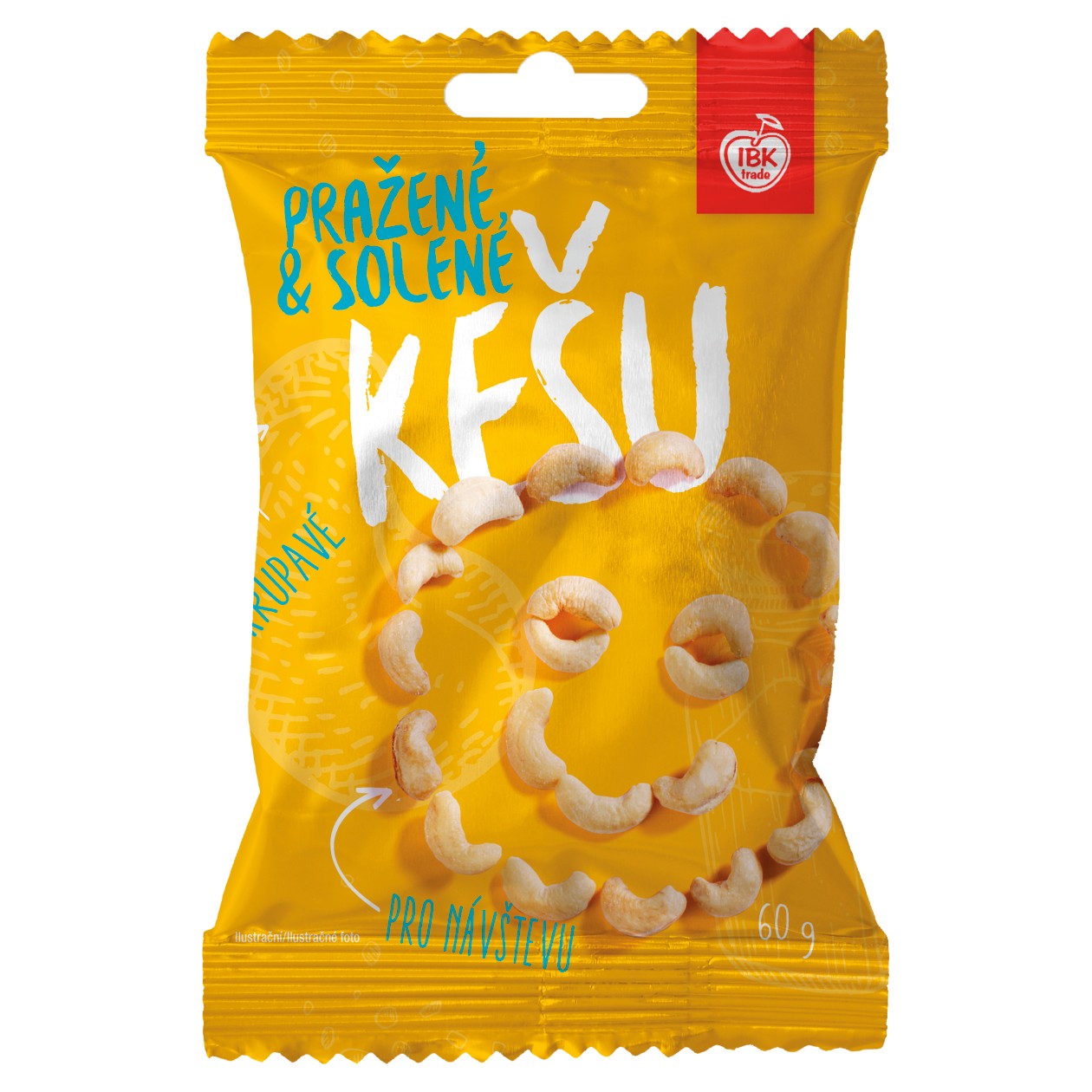 Kešu Pražené Solené 60g