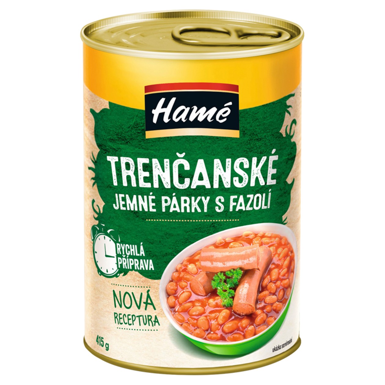Hamé Trenčanské Jemné Párky S Fazolí 410g