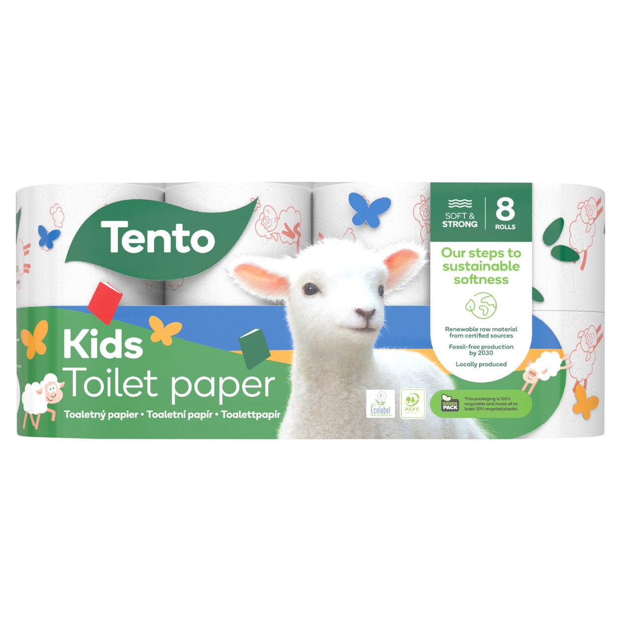 Tento Kids Toaletní Papír 8 Rolí
