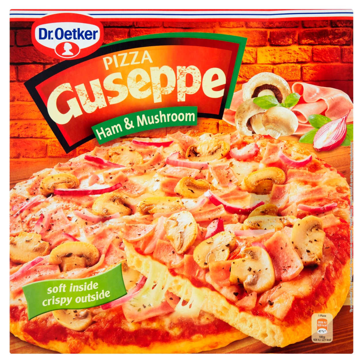 Dr. Oetker guseppe Pizza Šunka & Žampióny 425g