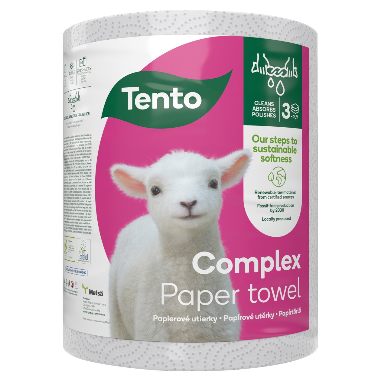 Tento Complex Papírové Utěrky 1 Role