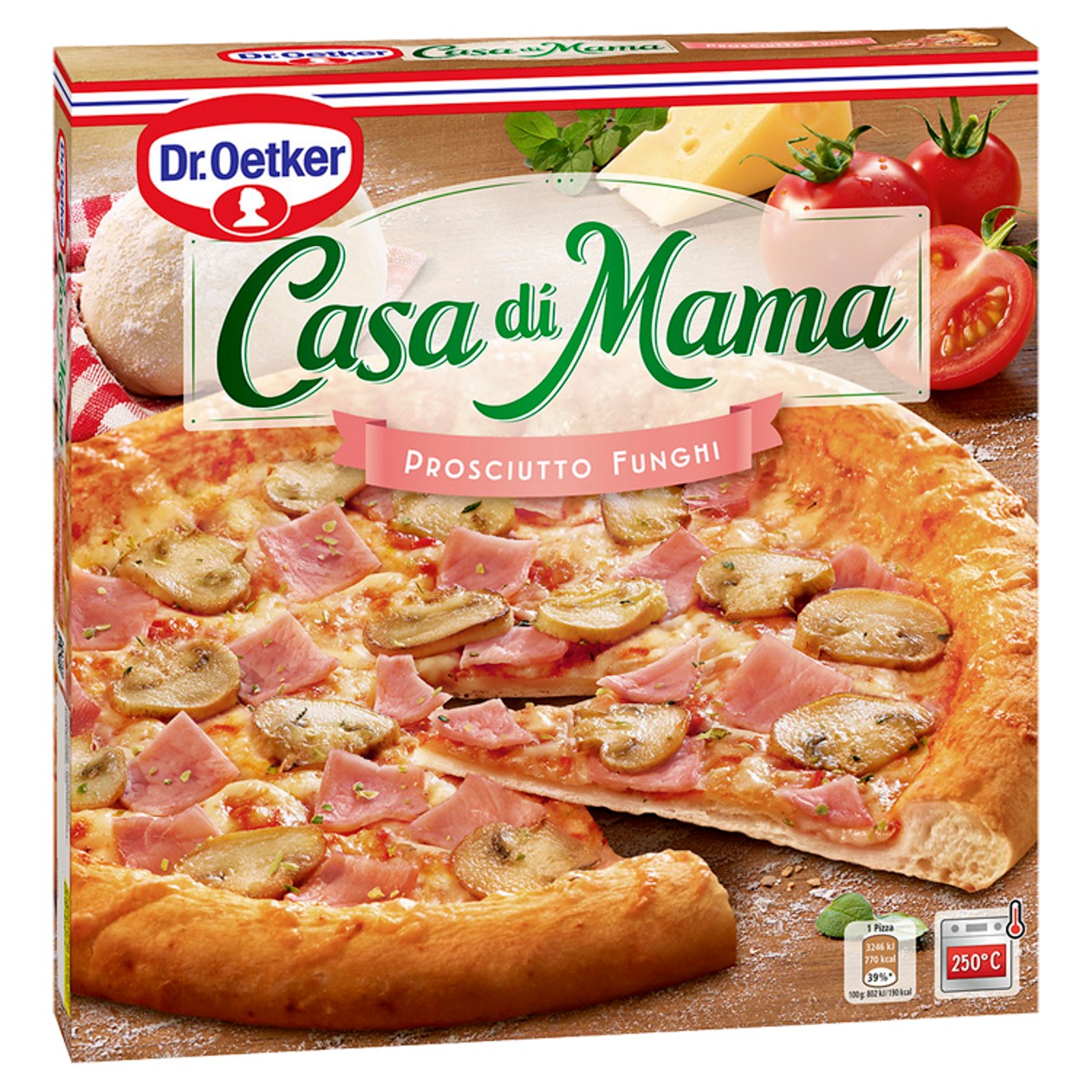 Dr. Oetker Casa Di Mama Pizza Prosciutto Funghi 405g