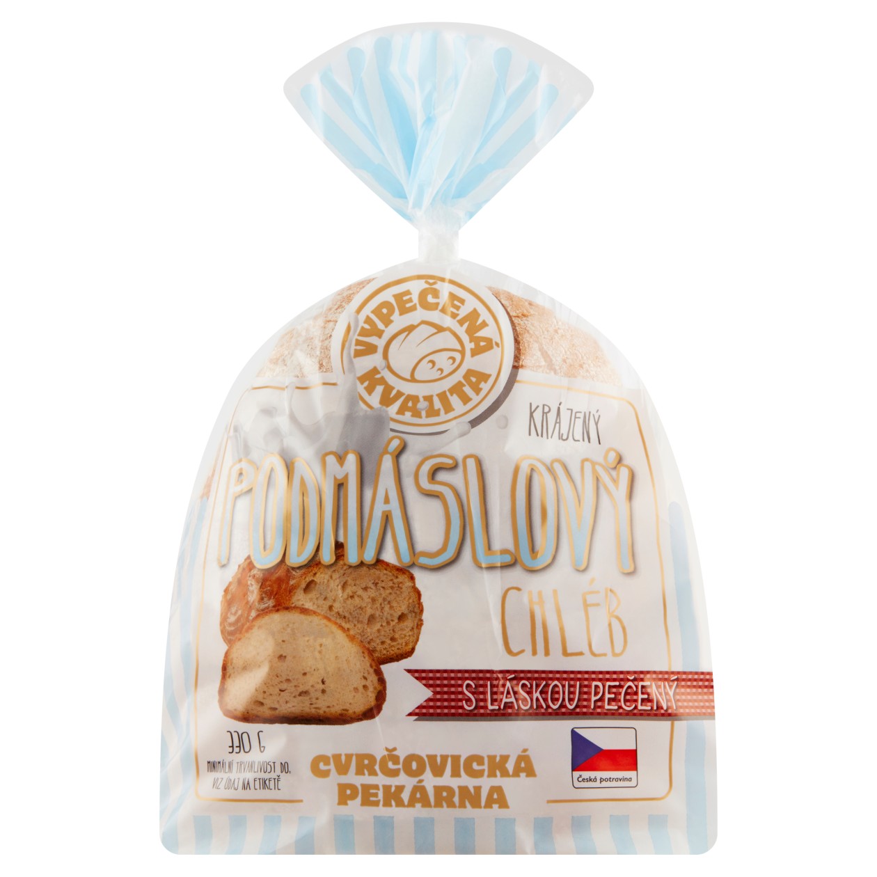 Cvrčovická Pekárna Butter Bread Sliced 330g