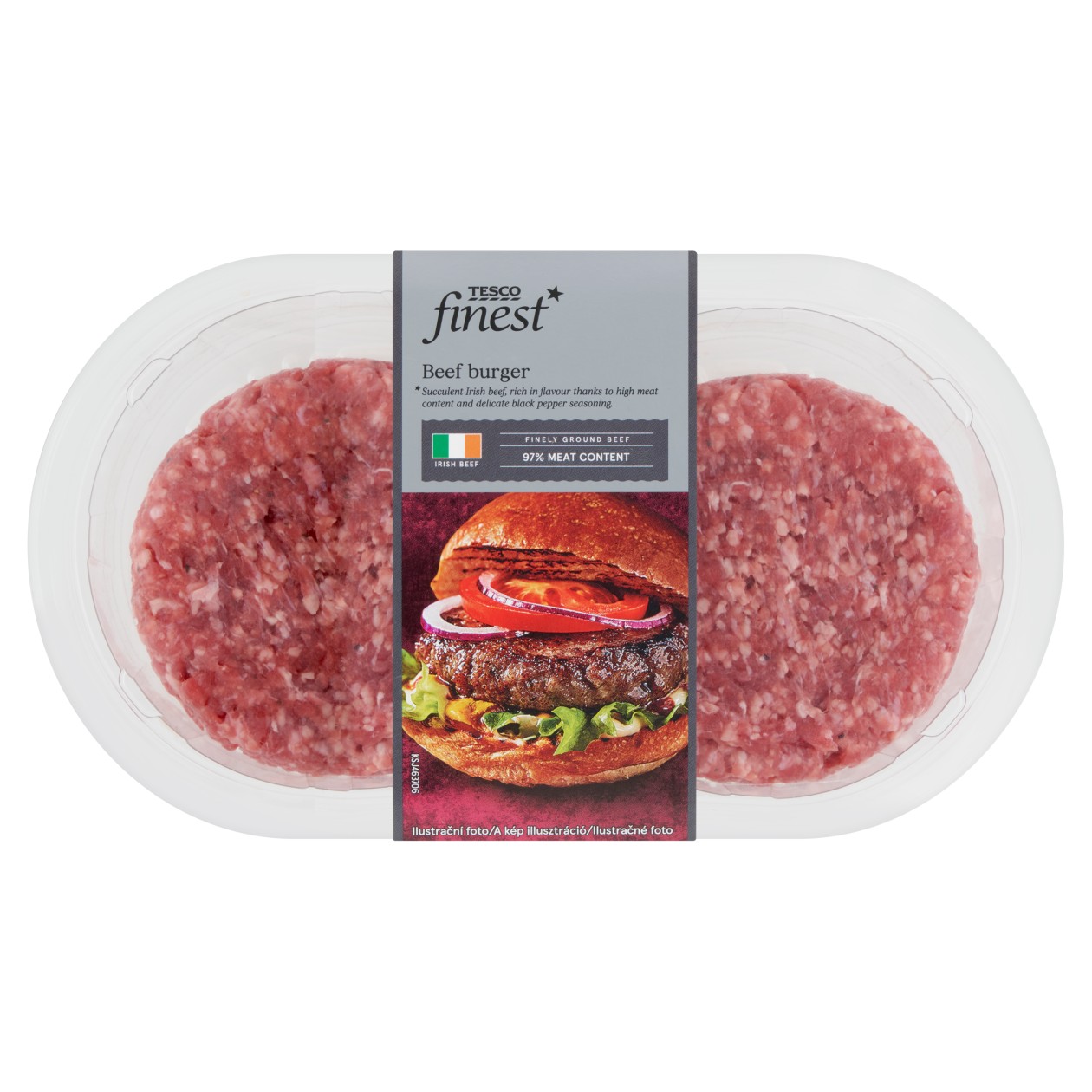 Tesco Finest Hovězí Burger Z Irského Masa 0,330Kg