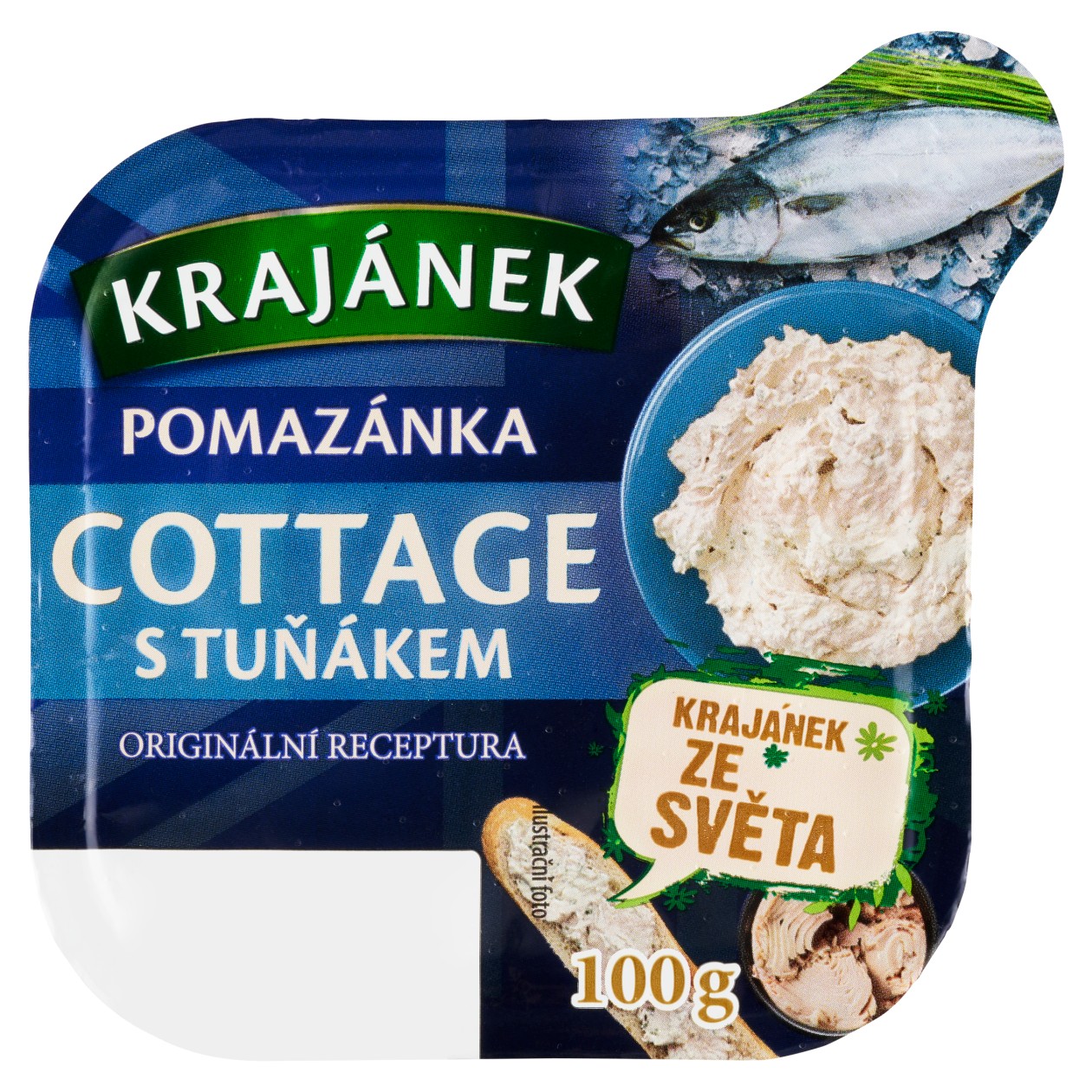 Krajánek Pomazánka Cottage S Tuňákem 100g