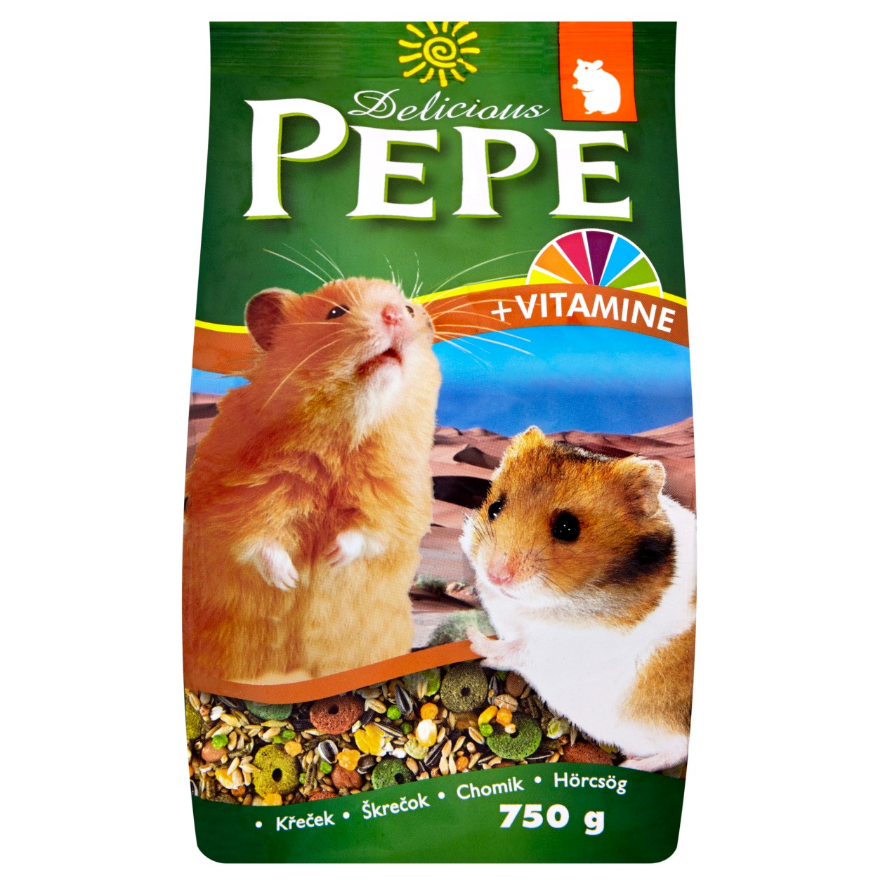 Pepe Delicious Kompletní Krmivo Pro Křečky 750g