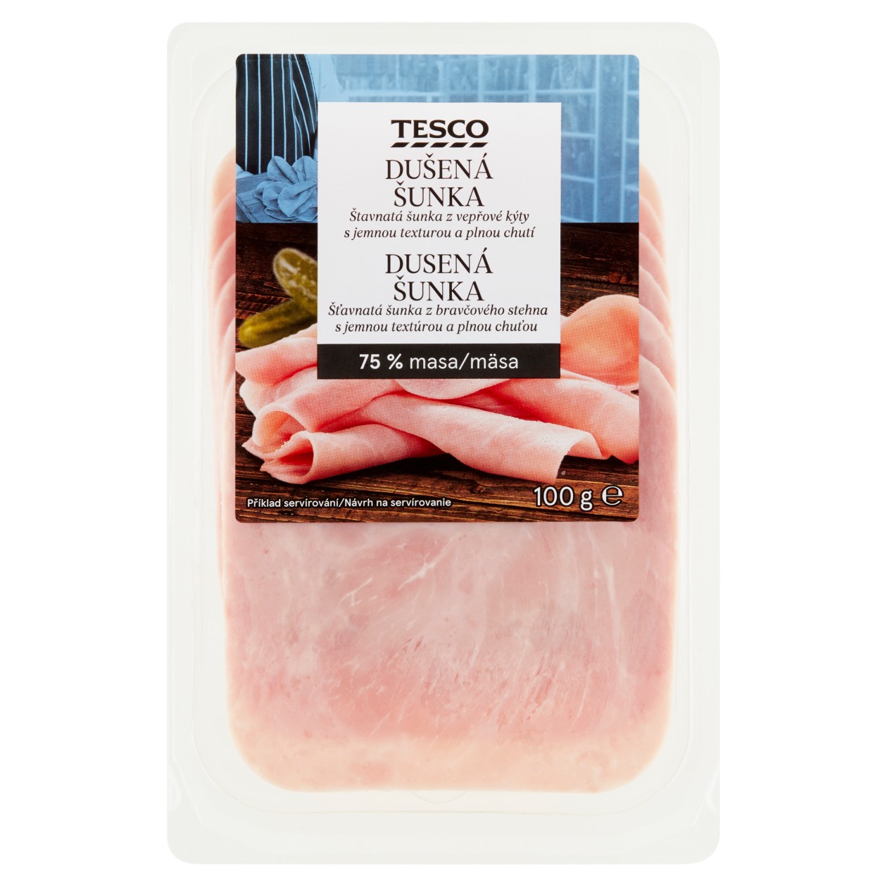 Tesco Dušená Šunka 100g
