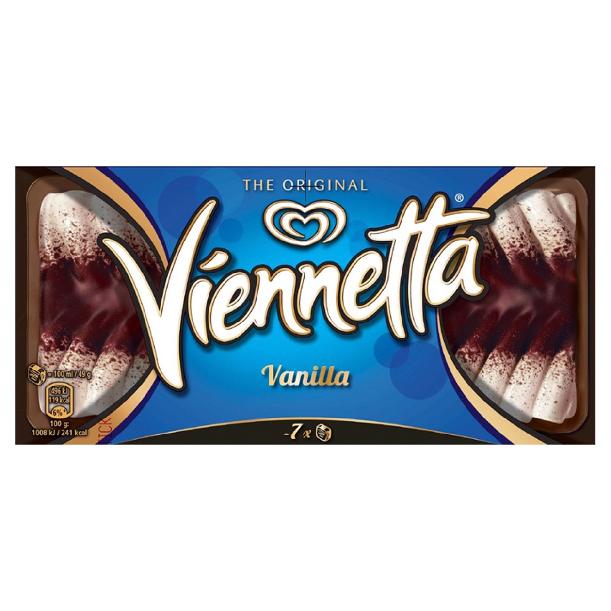 Viennetta Vanilla Mražený Krém Vanilkový S Kakakovou Polevou 650Ml
