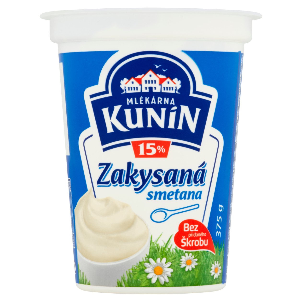 Mlékárna Kunín Zakysaná Smetana 15% 375g