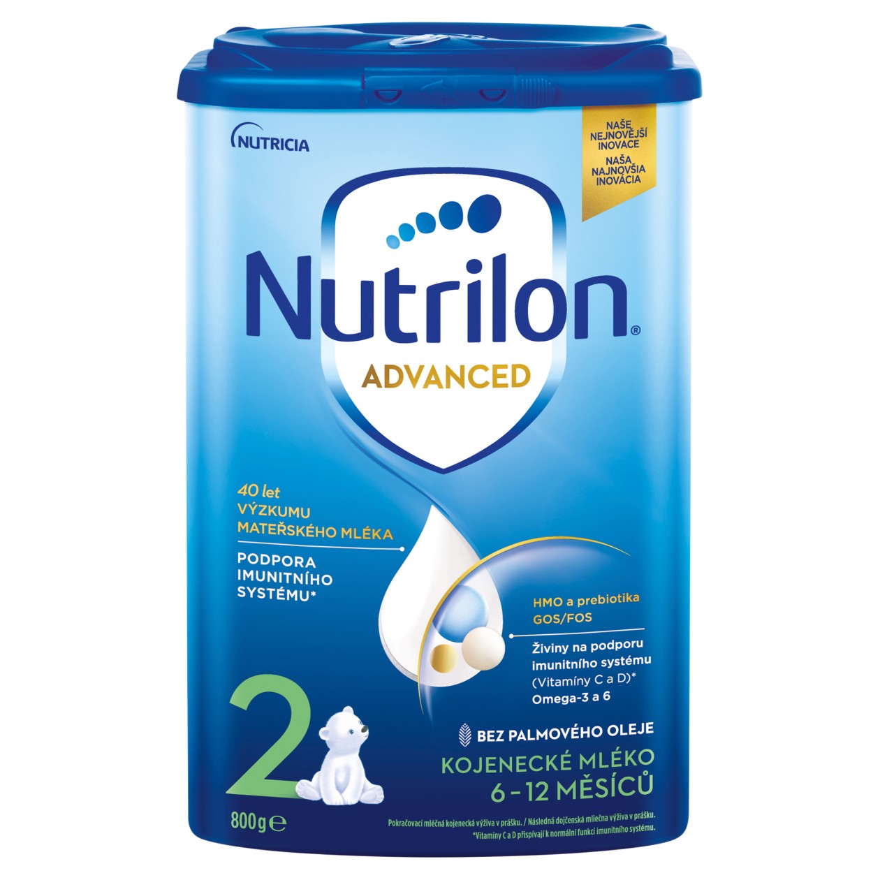 Nutrilon Advanced 2 Pokračovací Kojenecké mléko Od Uk. 6. Měsíce 800g
