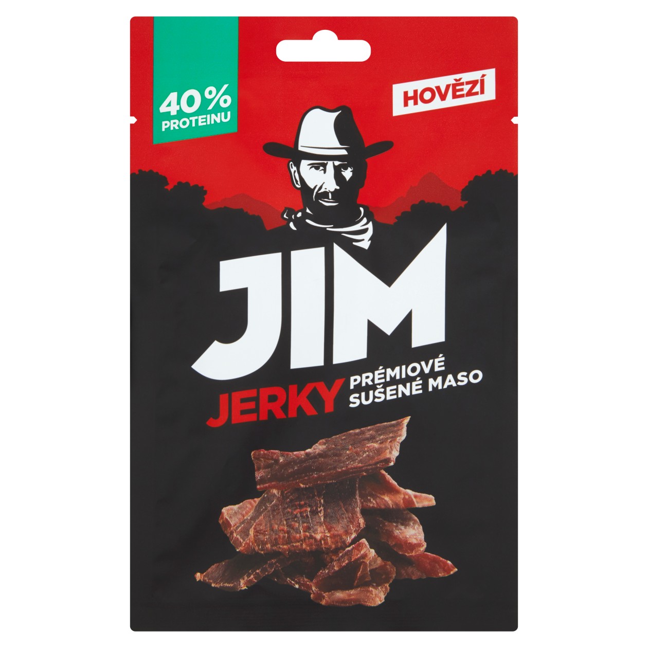Jim Jerky Prémiové Sušené Maso Hovězí 23g
