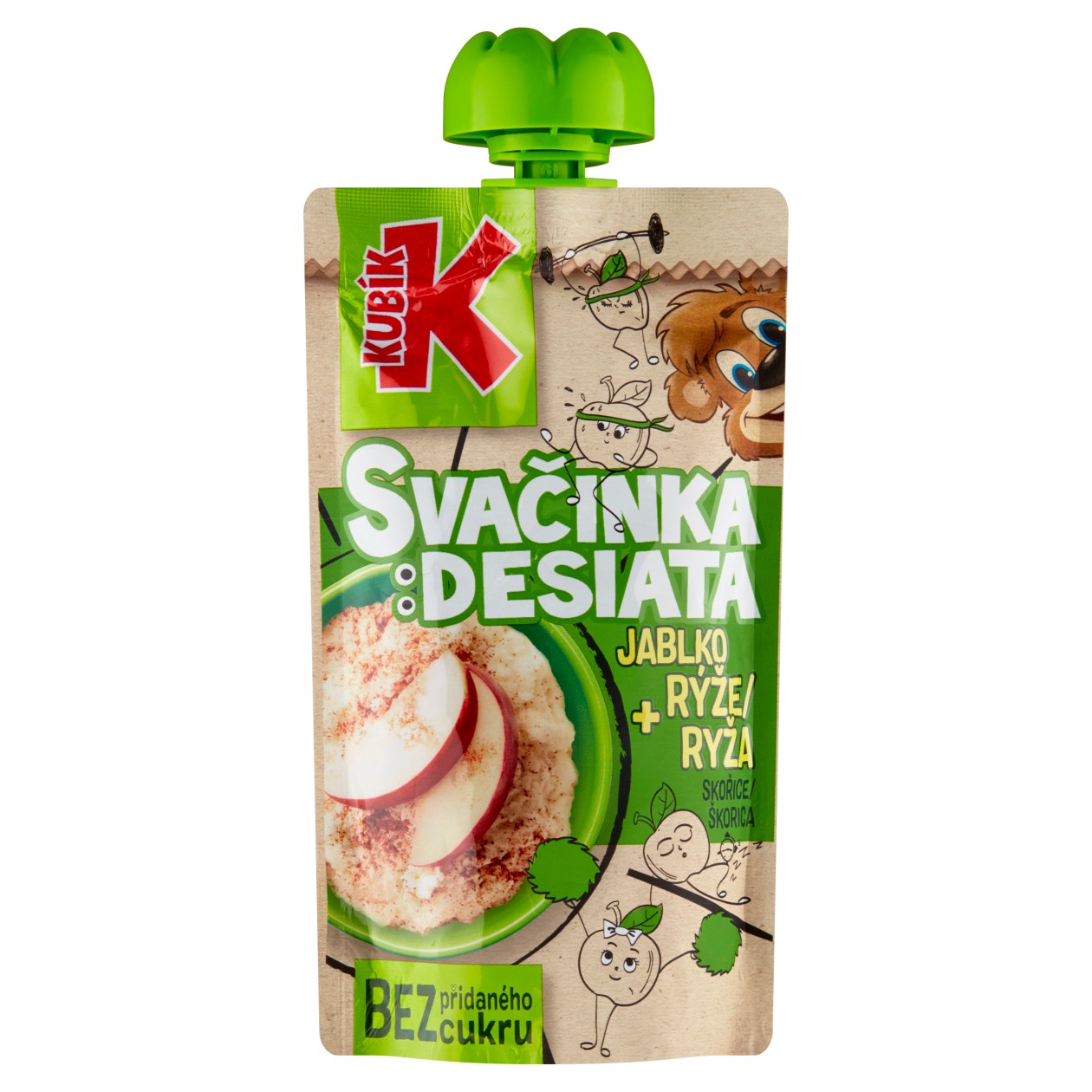 Kubík Svačinka Jablko + Rýže, Skořice 100g