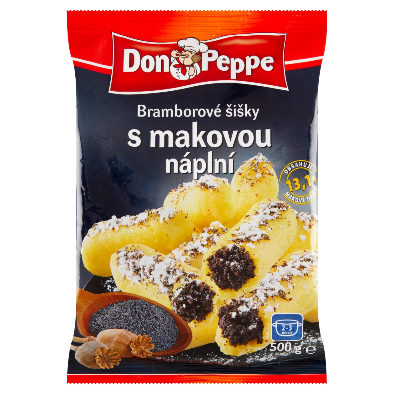 Don Peppe Bramborové Šišky S Makovou Náplní 500g