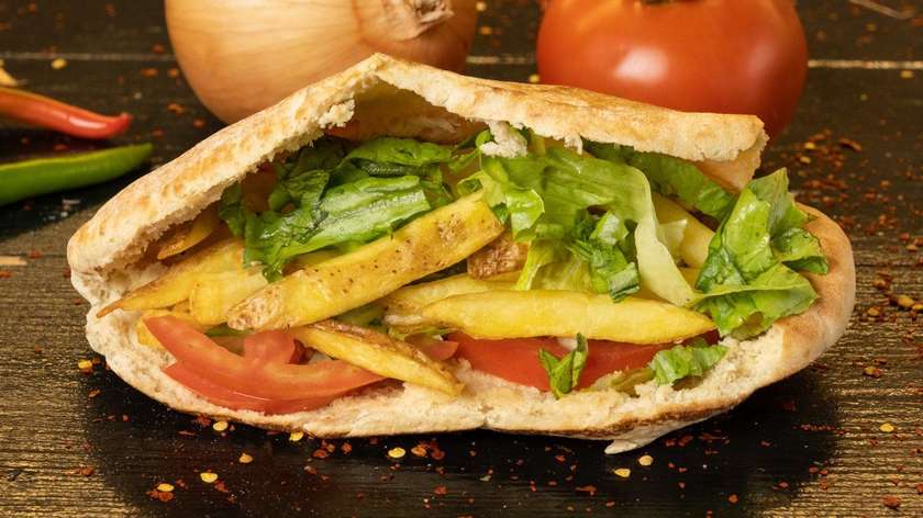 Fries In Pitta