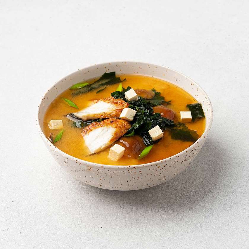Zupa Miso z Węgorzem