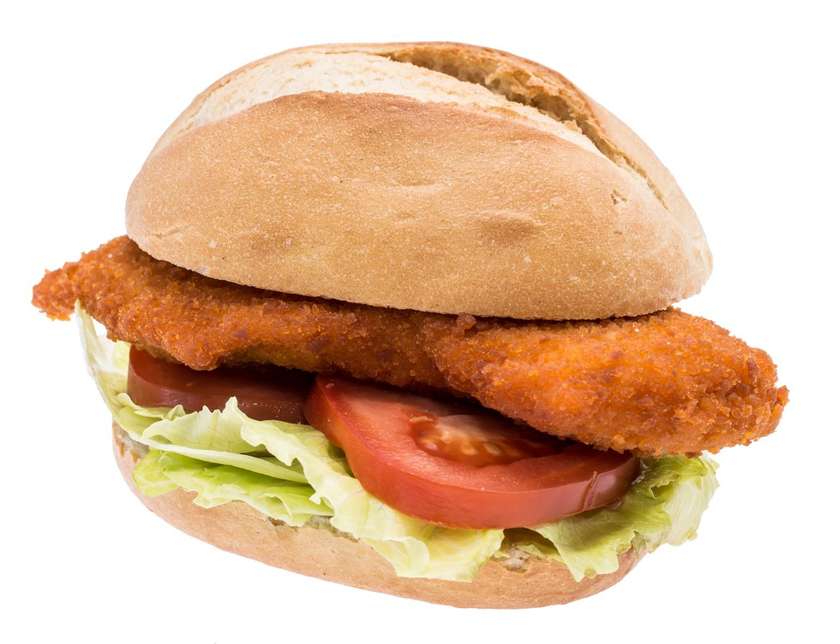 Schnitzel in a bun