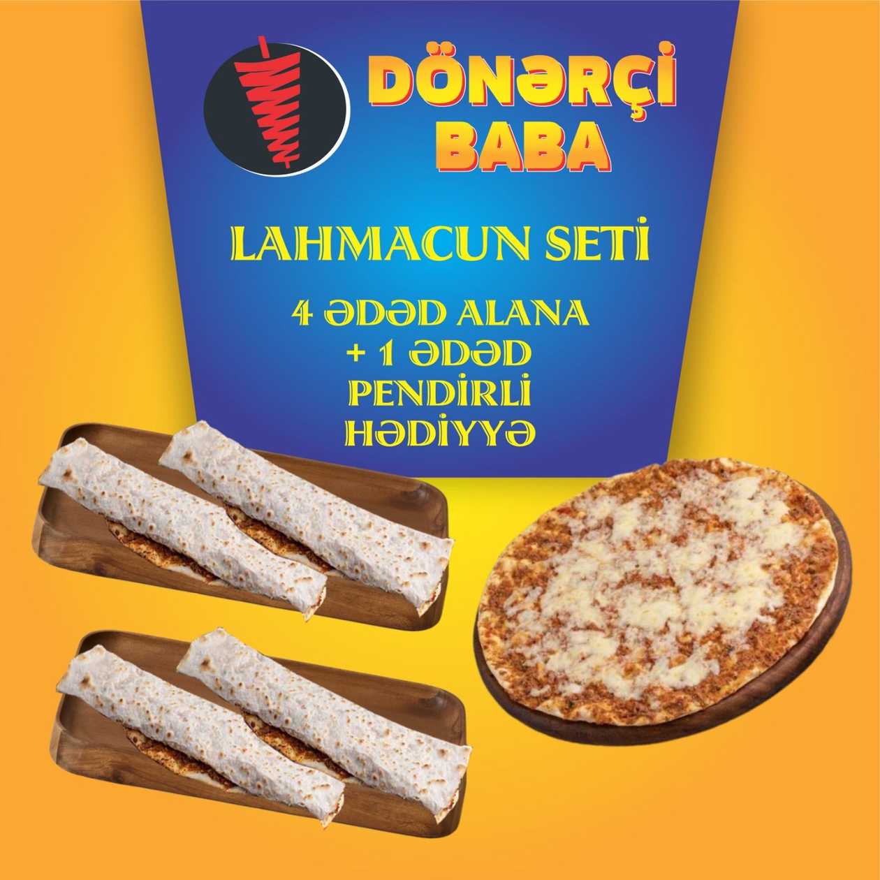 4 nəfərlik kombo