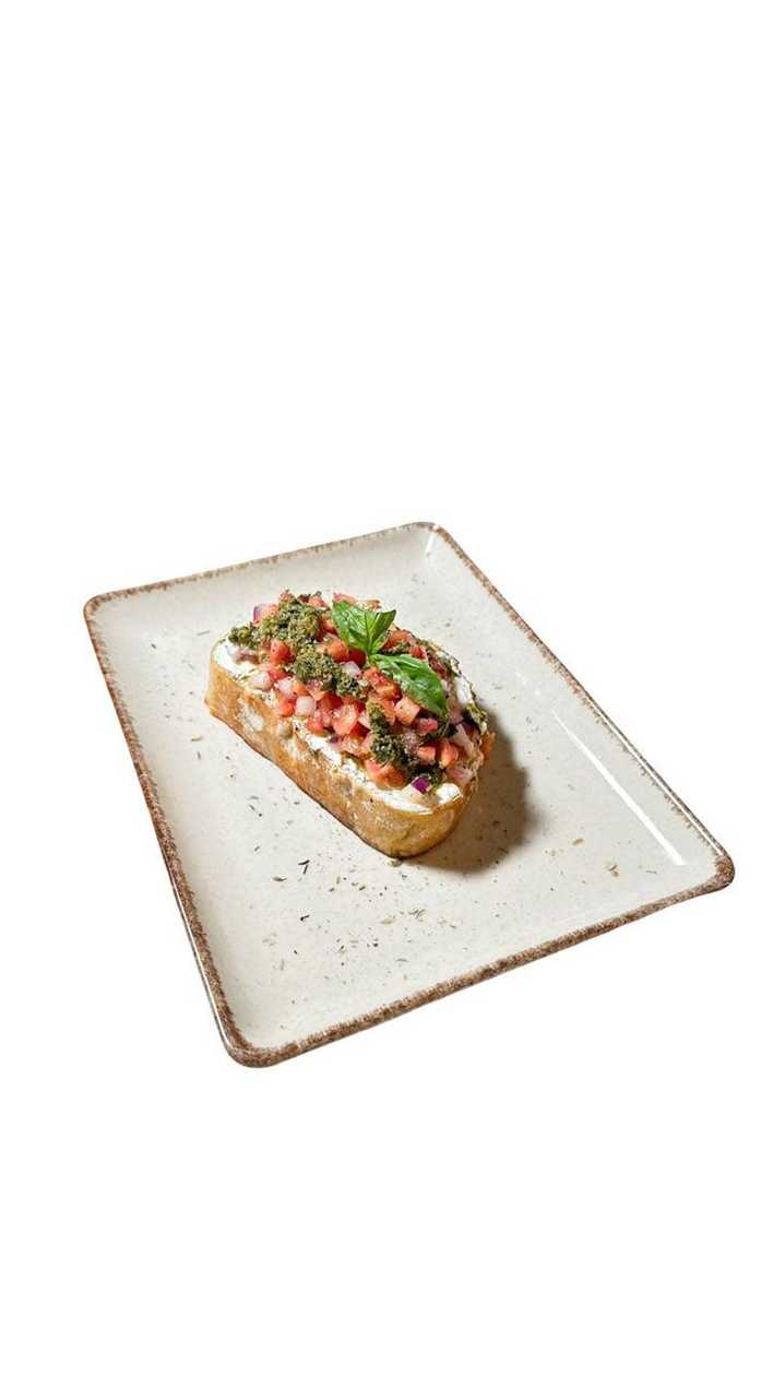 Bruschetta with tomato salsa