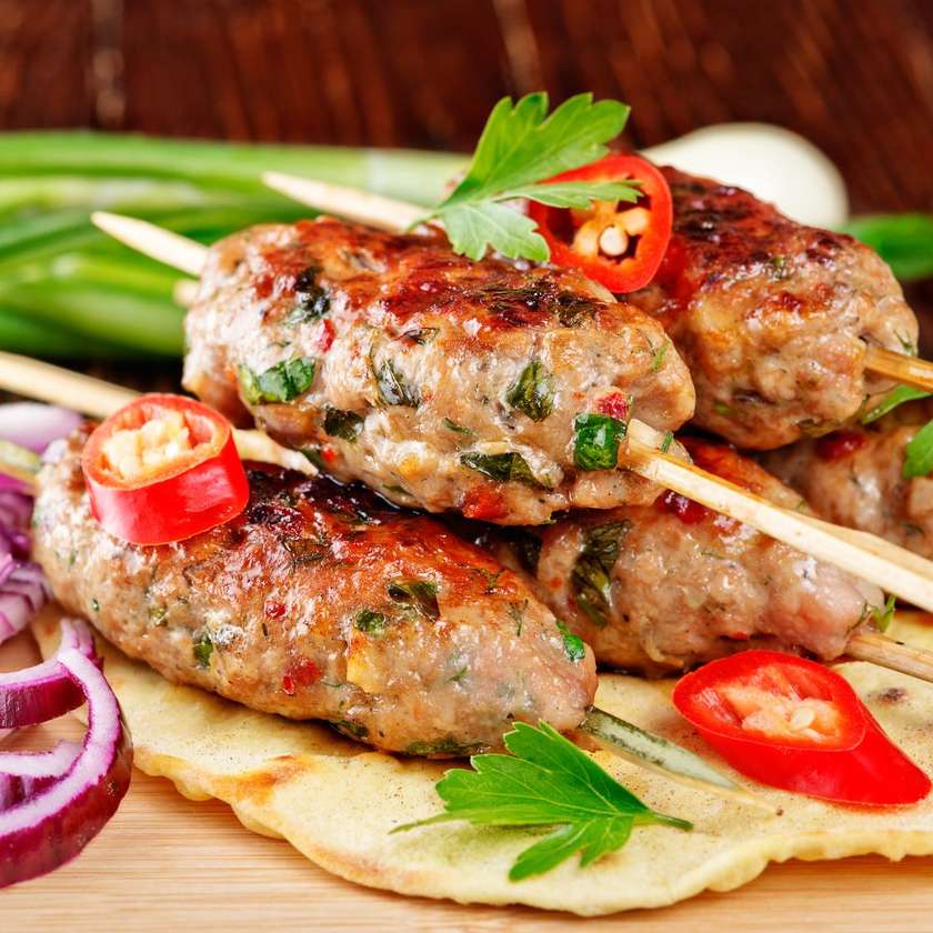Lamb Seekh Kebab