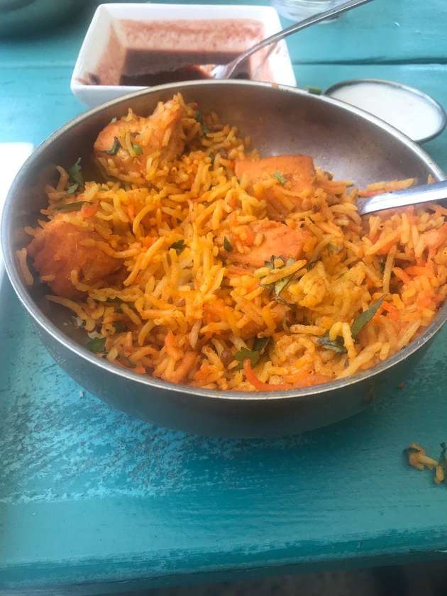 Salmon Biryani