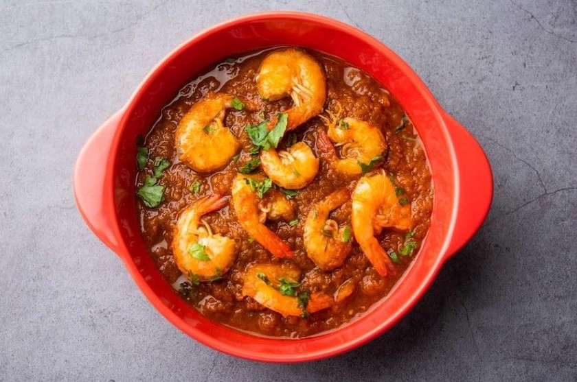 Balti Prawns