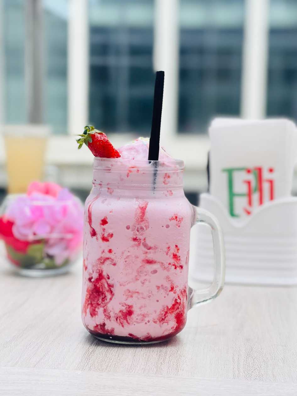 strawberry milkshake