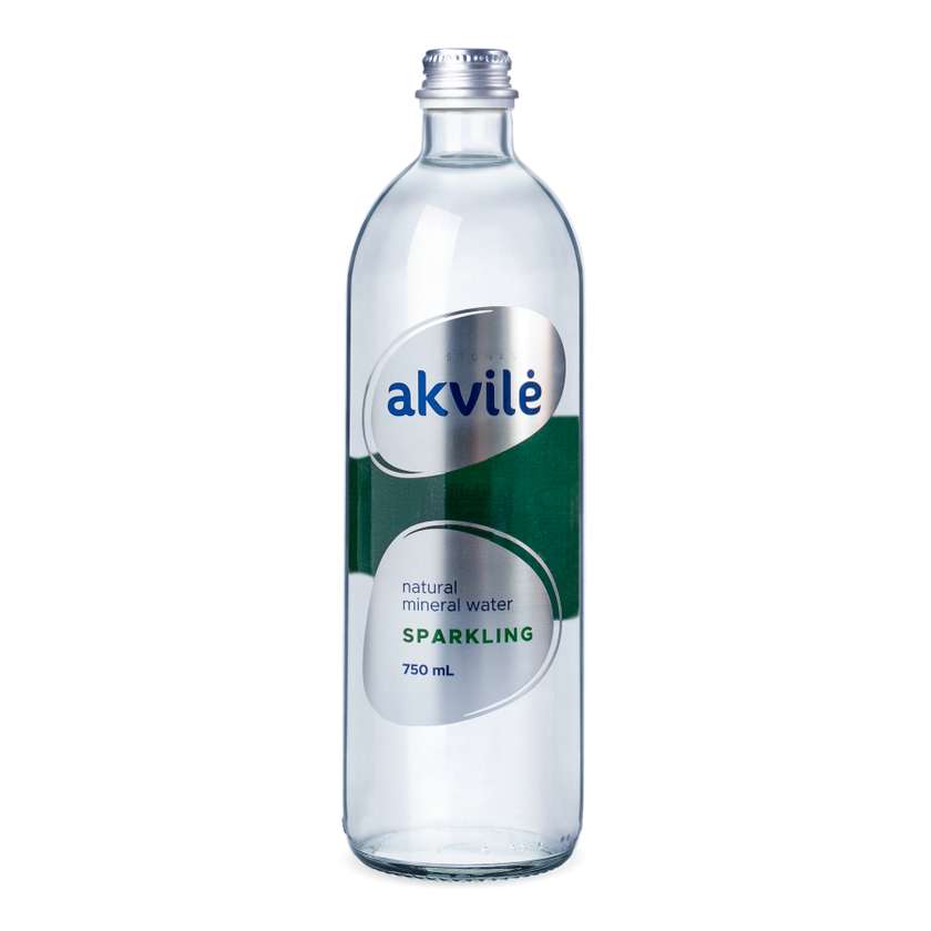 Water "Akvilė" 750 ml Sparkling