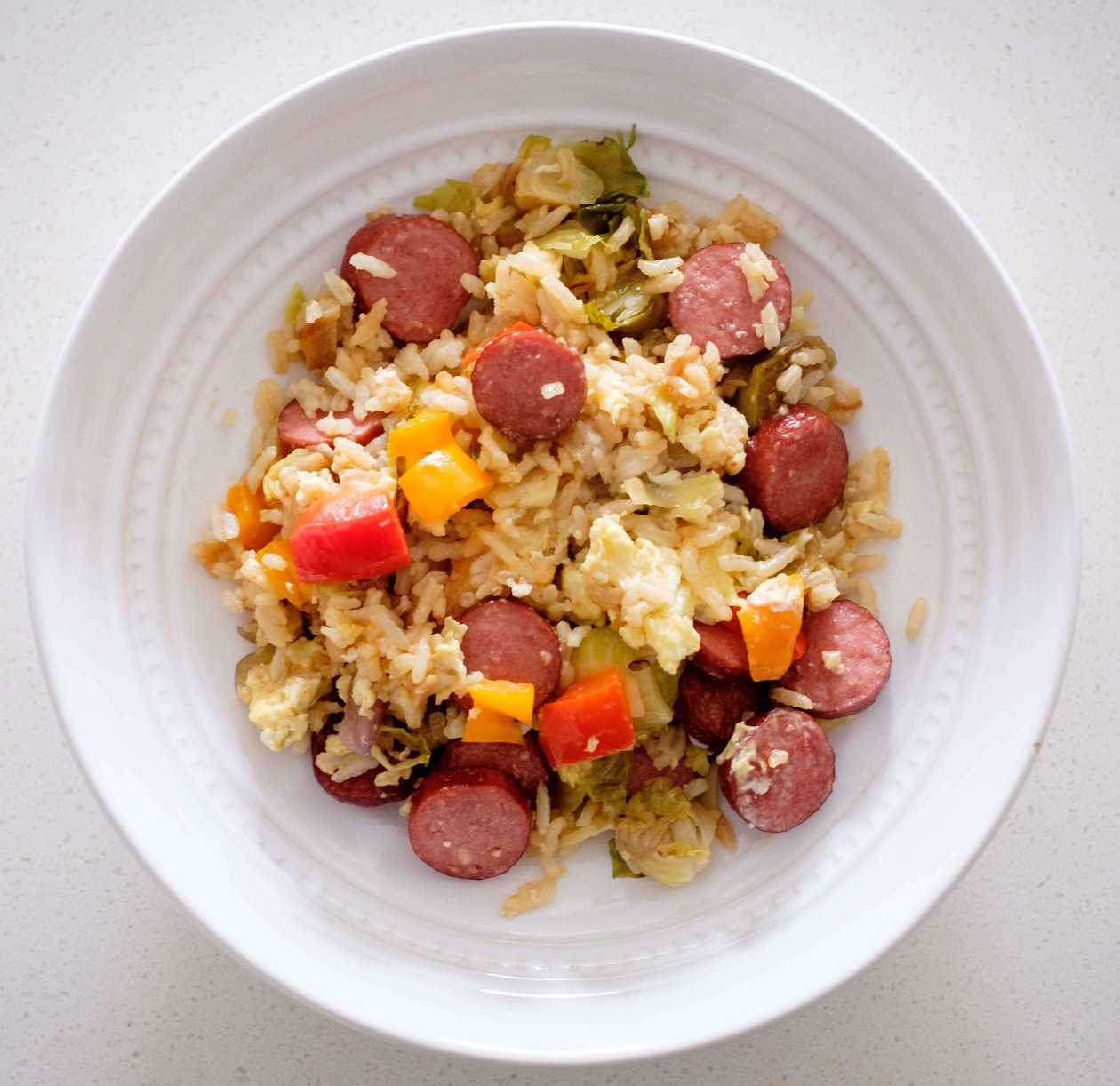 Sausage & Egg Fried Rice